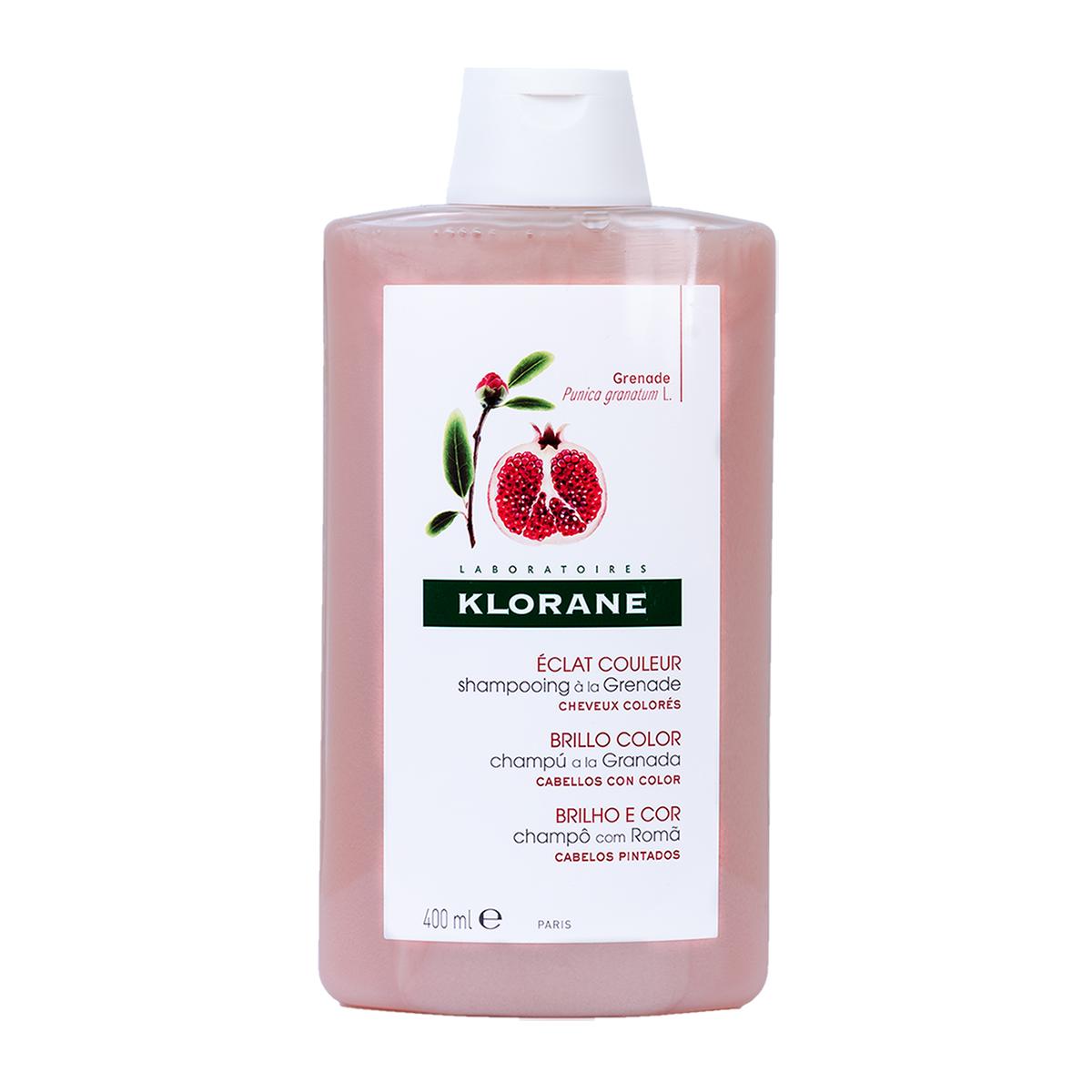 Klorane champú a la granada cabellos con color 400 ml