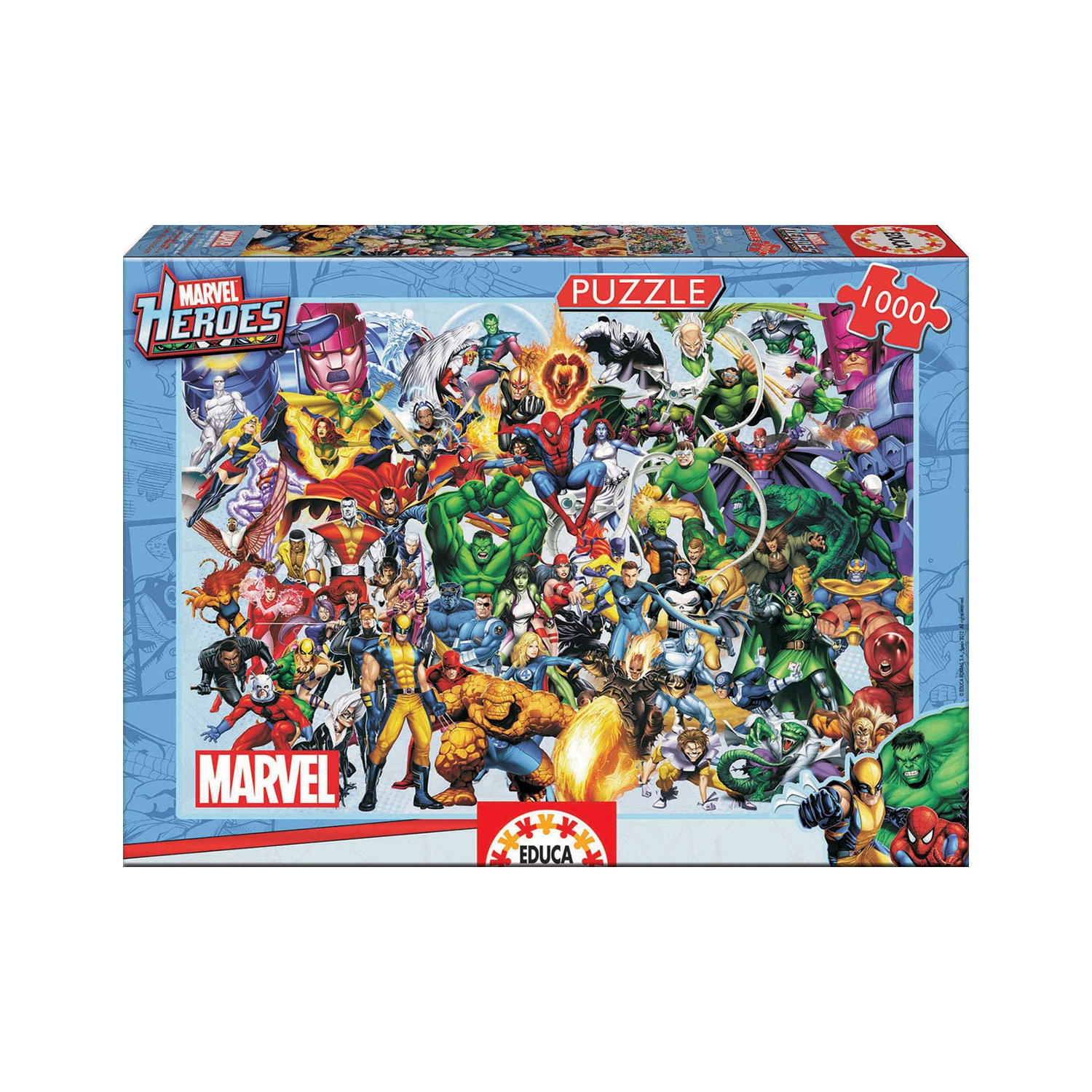 Educa - Educa - Los Héroes de Marvel Puzzle, 1000 Piezas, Multicolor (15193)
