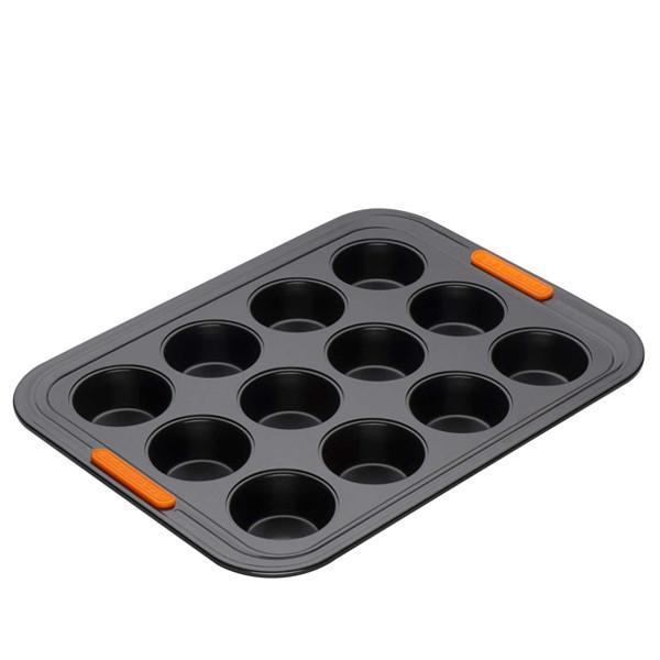 Molde para Magdalenas y Bizcochitos Dulces o Salados - Le Creuset, 12 Cavidades, Fácil Limpieza y Garantía de Por Vida