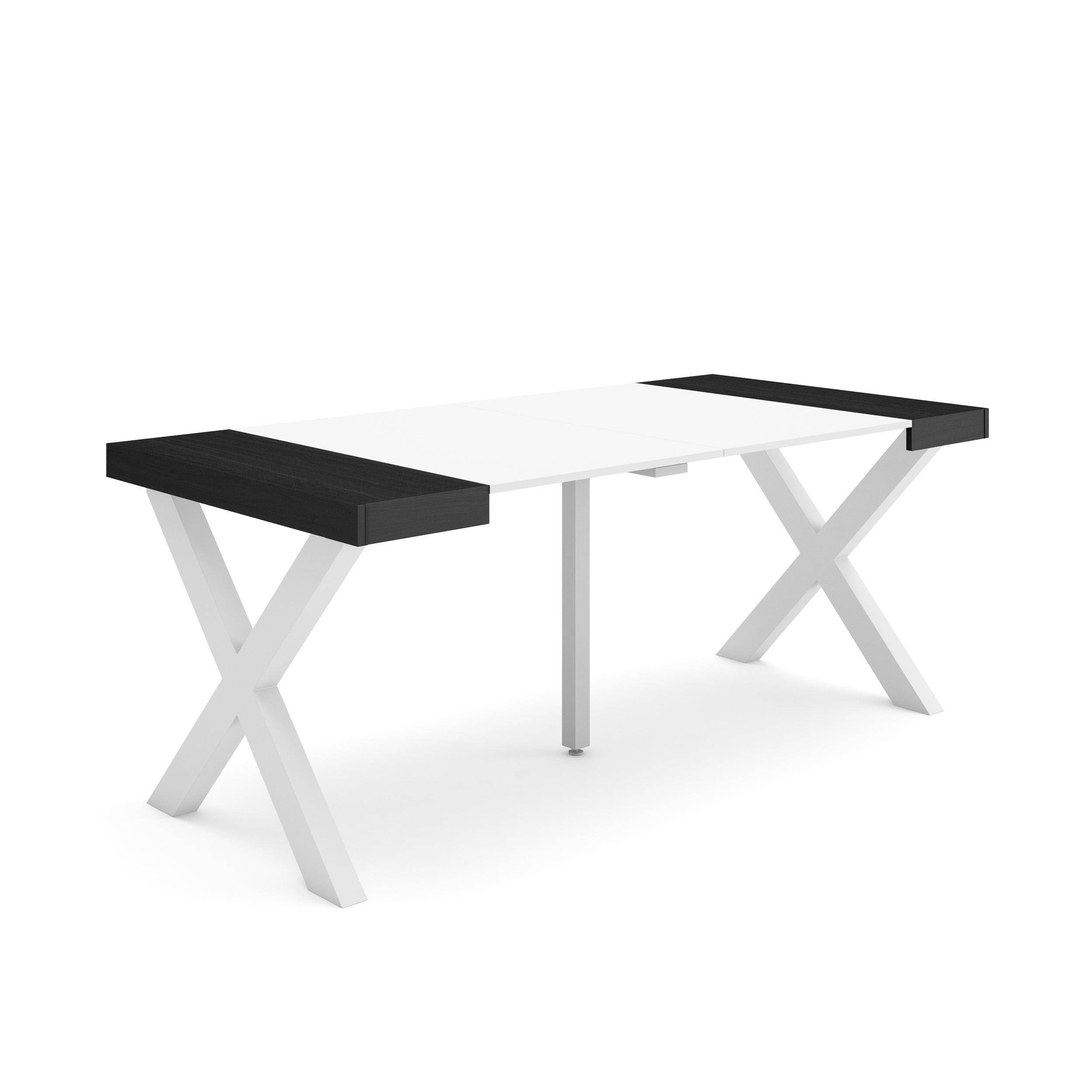 Skraut Home, Mesa Consola Extensible, Mesa Auxiliar, Tapa, 58/180x90x73cm, Práctica y Versátil, Varios colores disponibles