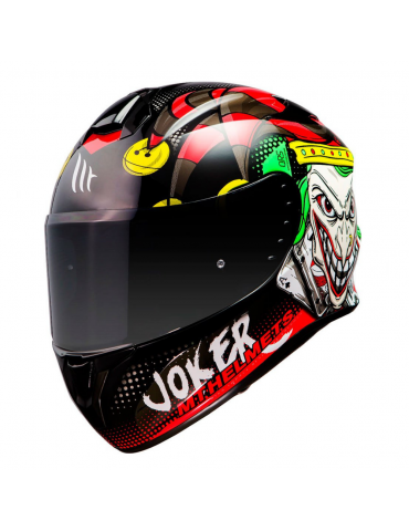 MT Helmets - MT FF106 Targo Joker A1 negro brillo