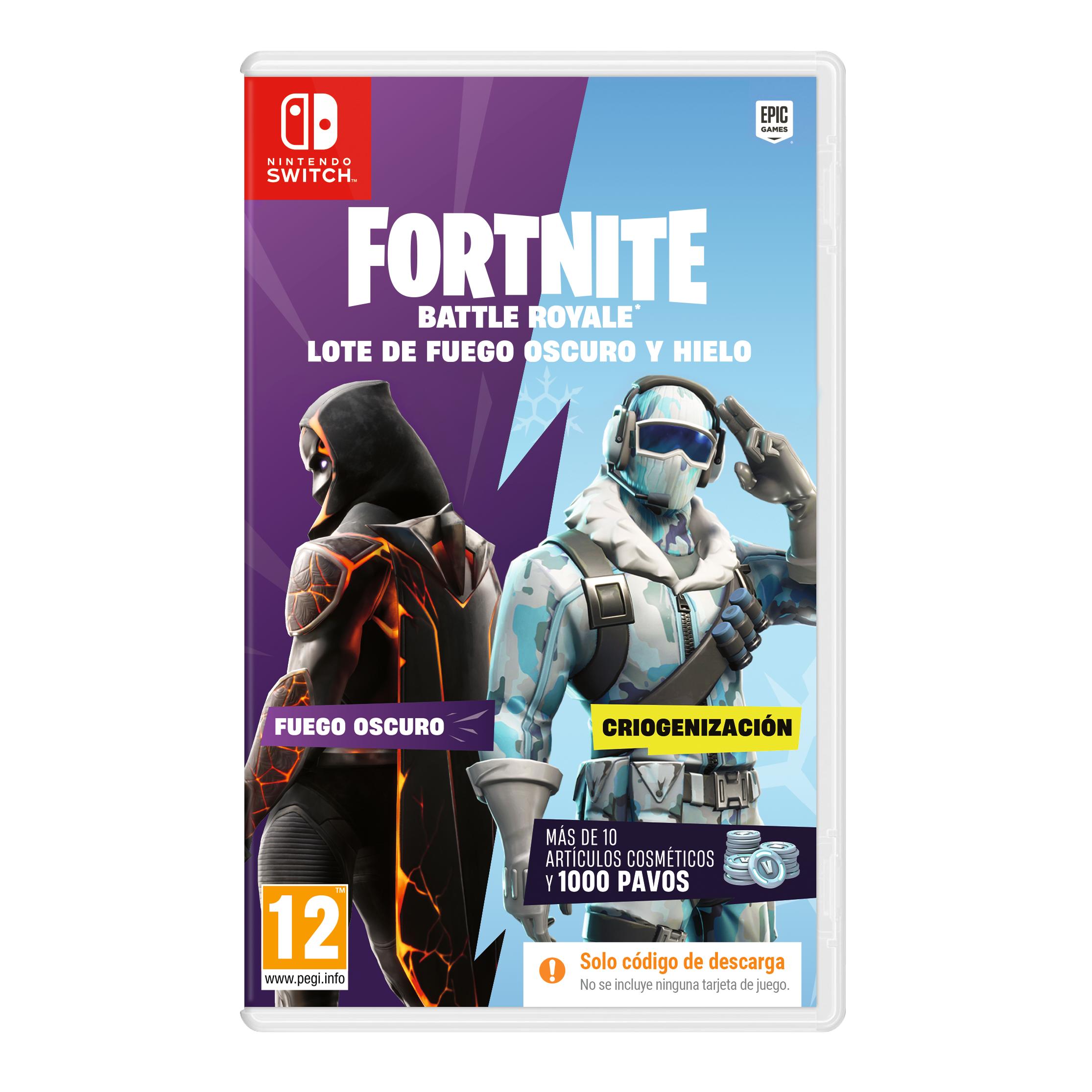 Fortnite Lote de Fuego Oscuro y Hielo NSW