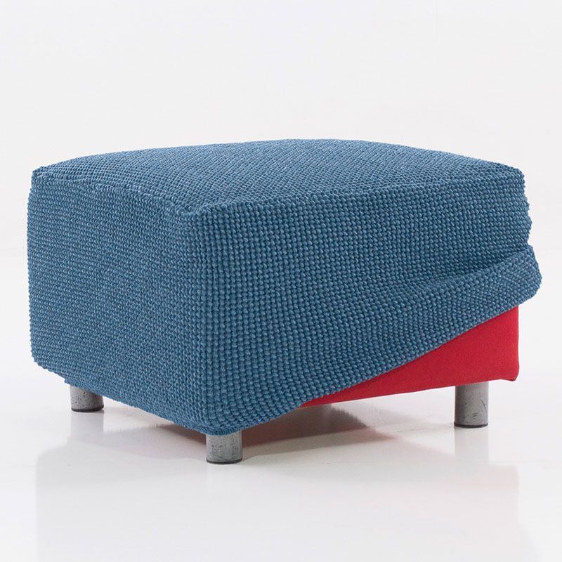 MAXIFUNDAS FUNDAS DE SOFA & CHAISE LONGUE - Funda de Puff Relive Elástica
