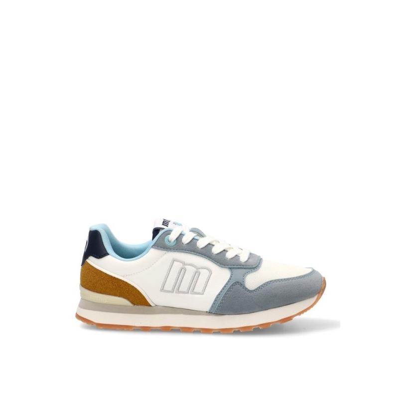 Zapatillas Casual Mustang - Mujer - Suela Plana - Modelo 60909 - Color Azul