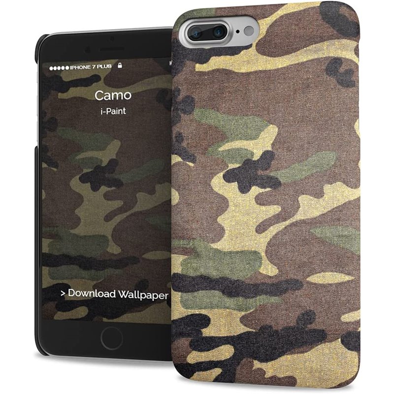 Estuche Rígido Delgado para iPhone 7/8 Plus - Camuflaje