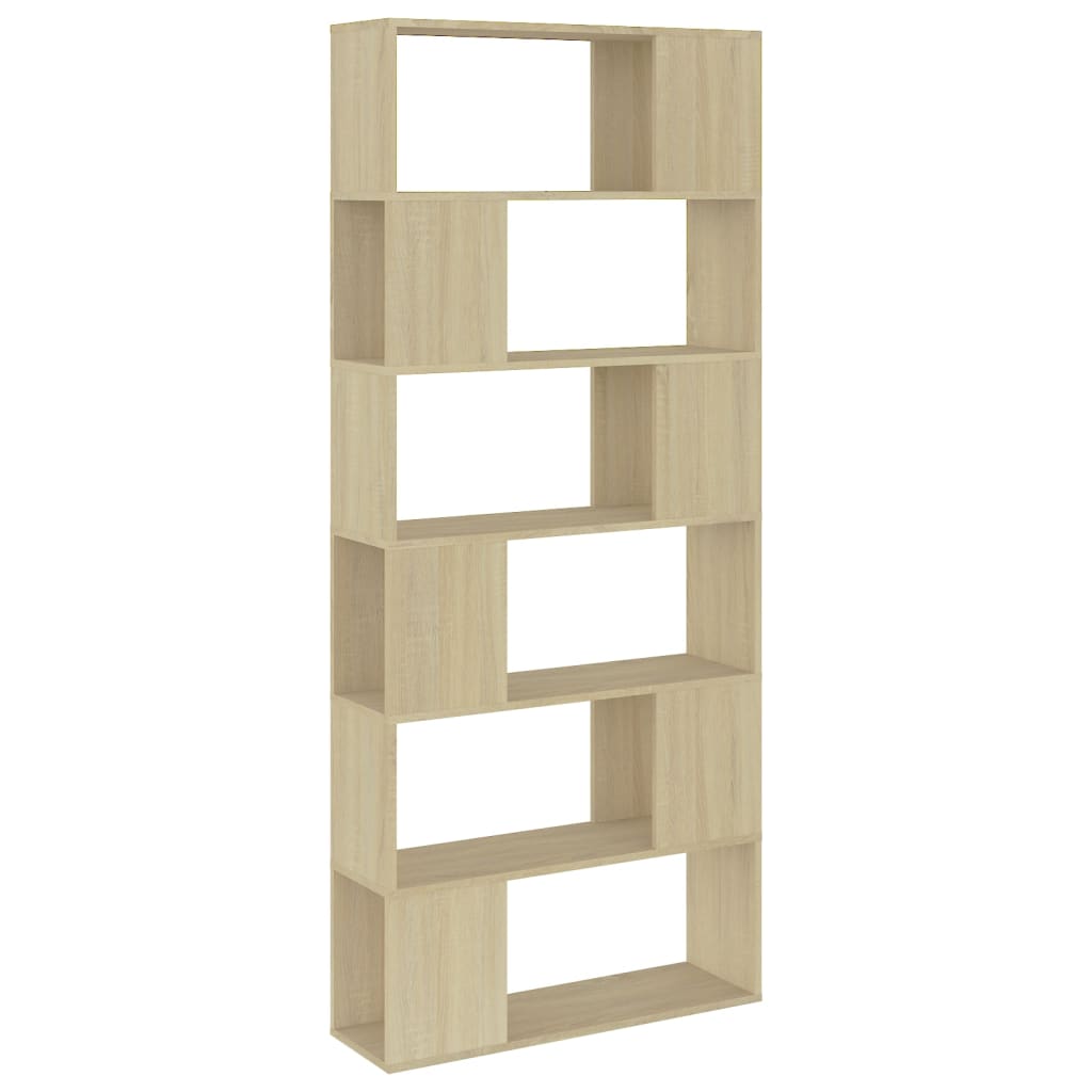 Vidaxl Librería Separadora Contrachapada 80x24x186 Cm