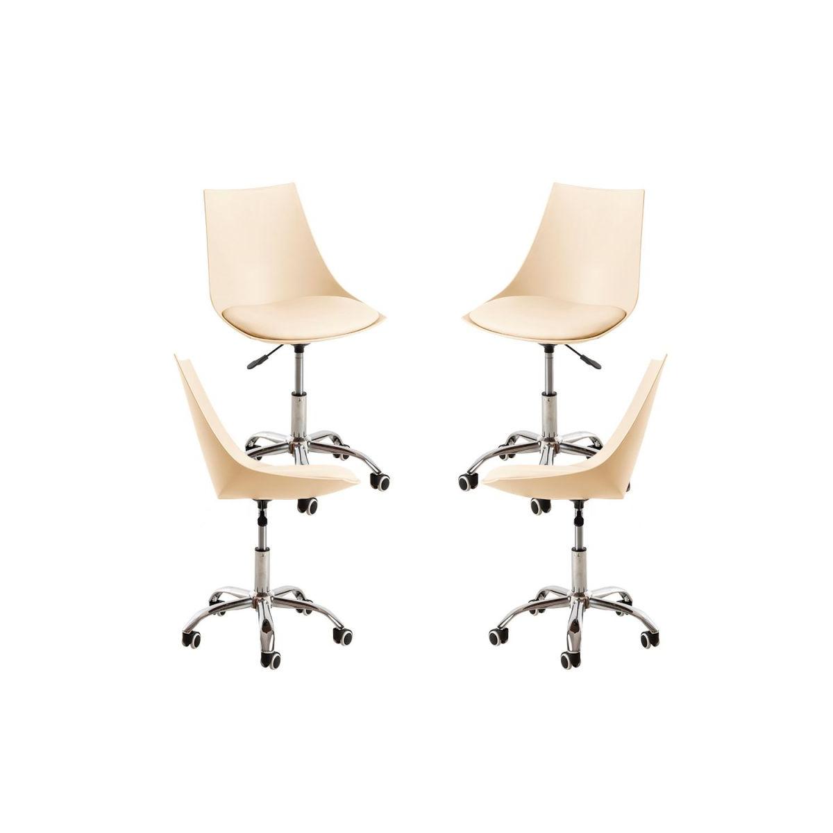 Regalos Miguel - Packs Sillas - Pack 4 Sillas Blok Office - Beige