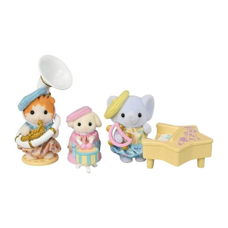 SYLVANIAN FAMILIES SET 3 MUSICOS DE GUARDERIA DE EPOCH