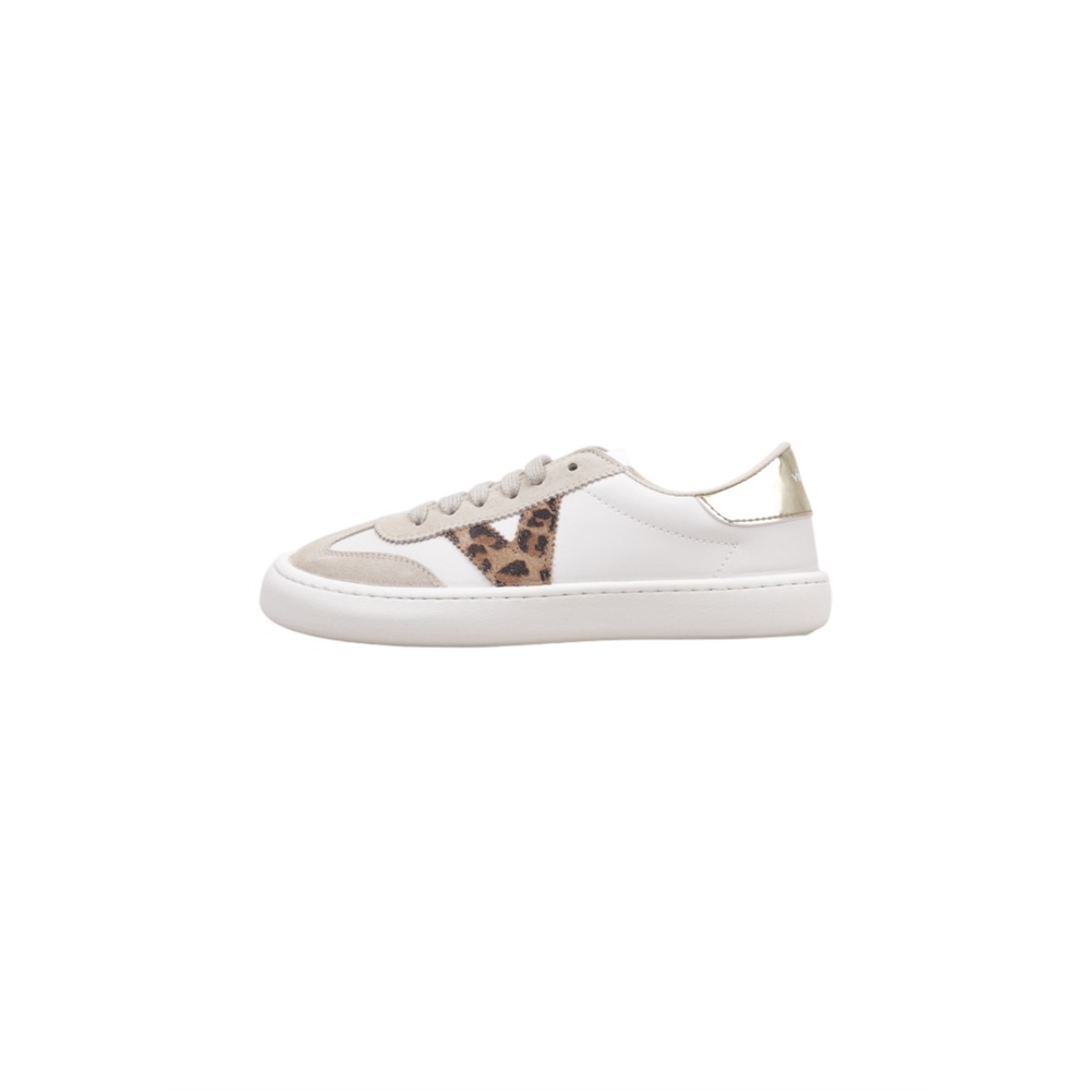 victoria OLMO BAREFOOT EFECTO PIEL & SERRAJE Deportivas Planas Mujer Beige