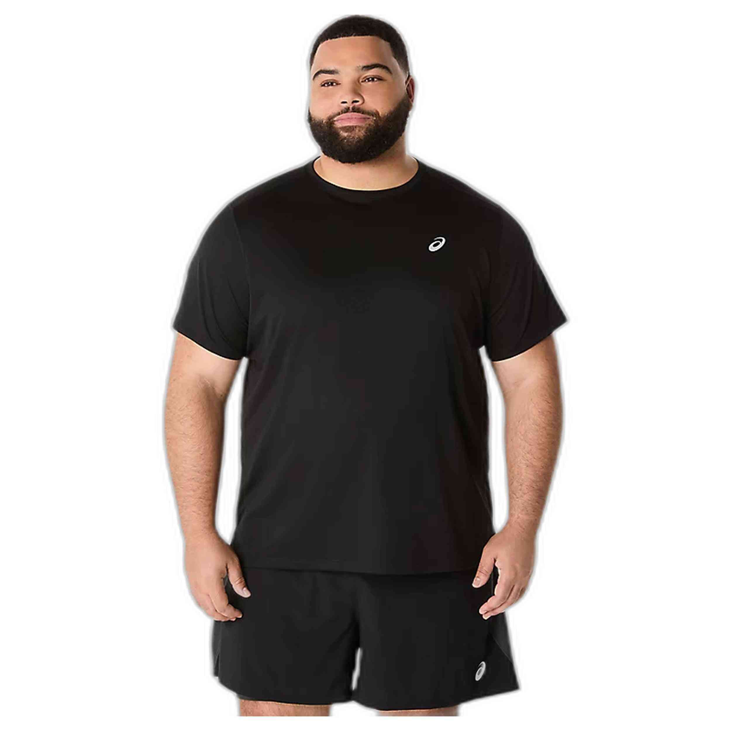 Camisetas De Manga Corta Asics para Hombre en color Negro
