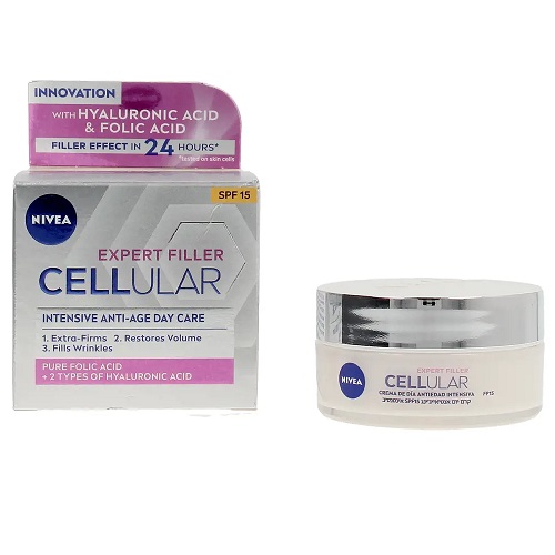 Nivea Cellular Filler Hialurónico & Fólico Crema Día Spf15 50 Ml