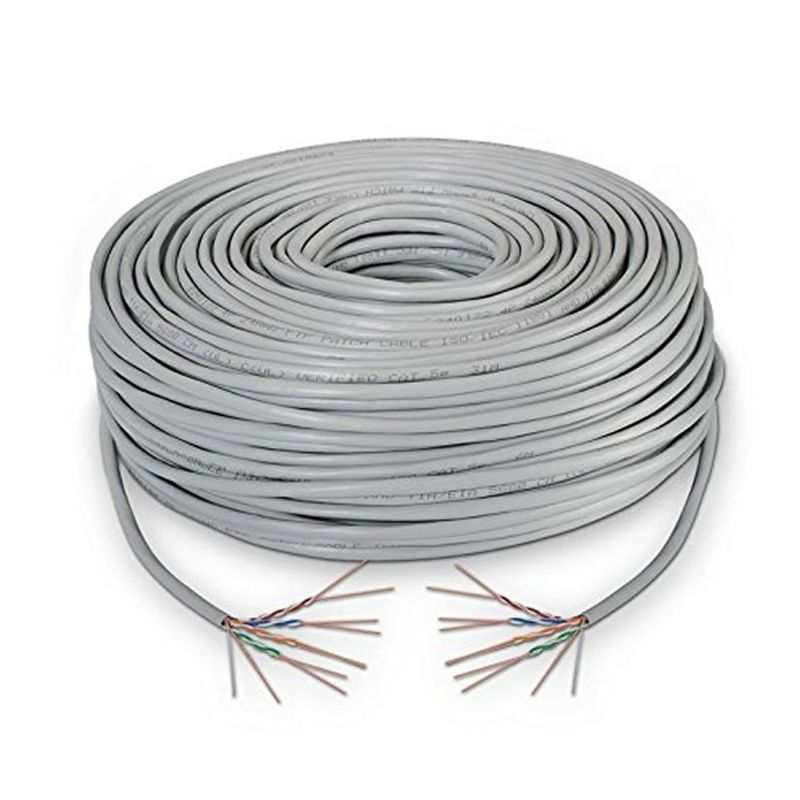 Nanocable Cable de red RJ45 Cat.5e UTP flexible AWG24, Gris, 305m