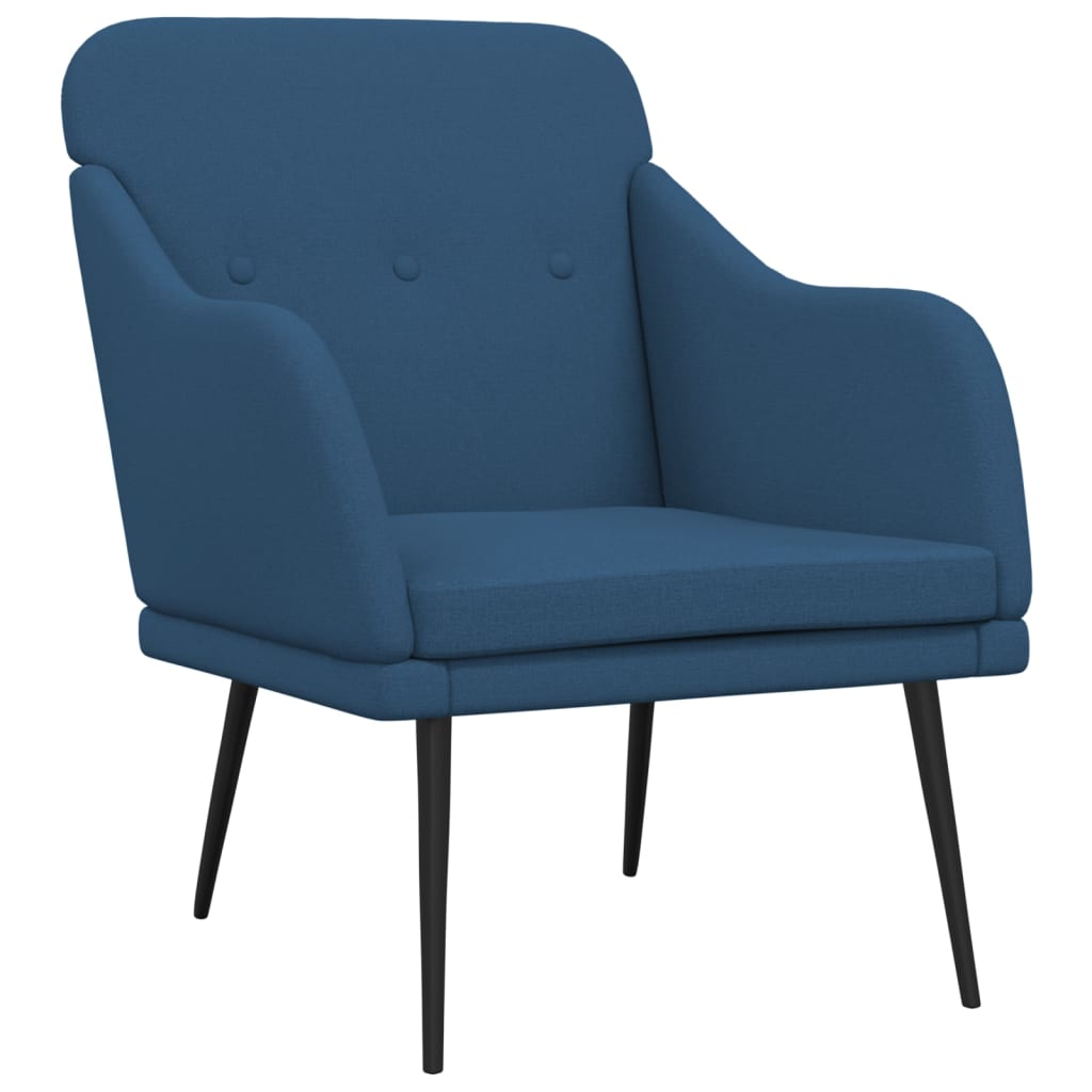 vidaXL Sillón de tela 63x76x80 cm