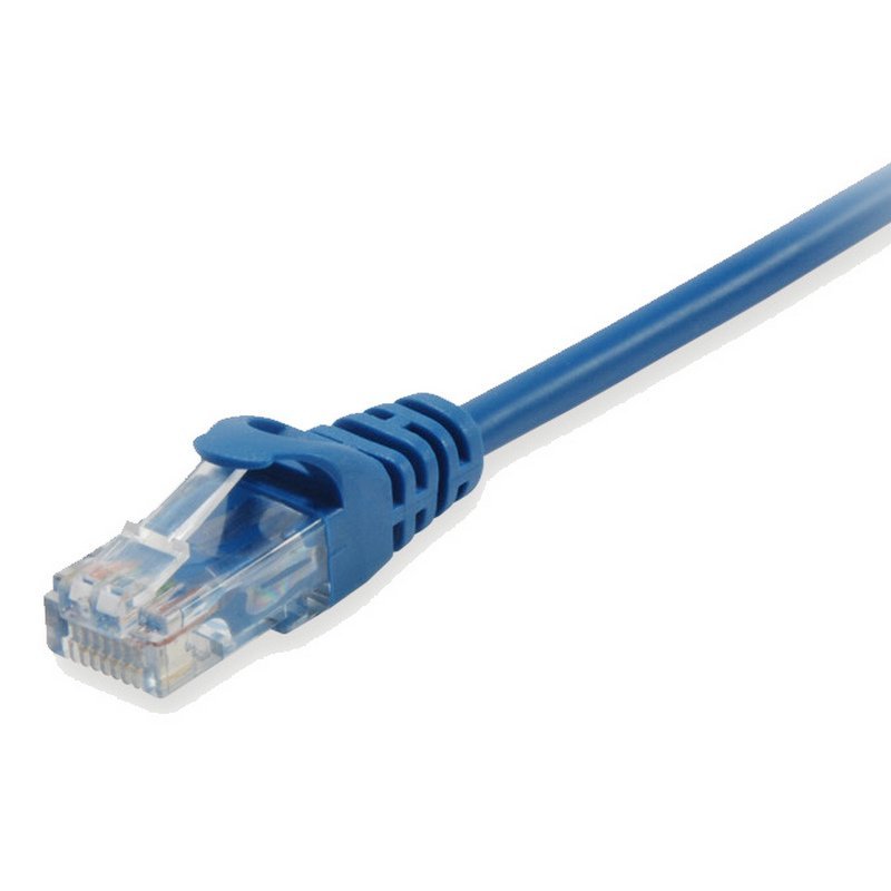 Equip network cable rj45 u/utp cat.5e blue 2m