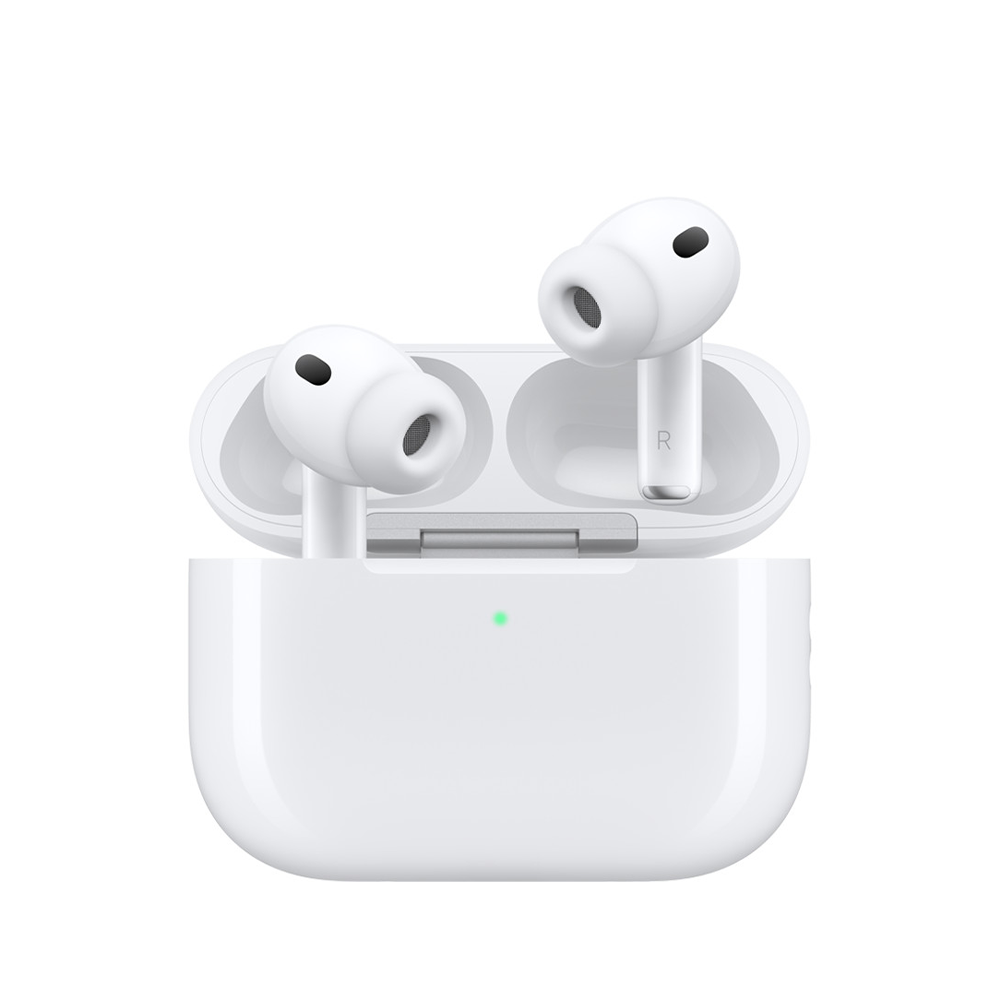 Apple AirPods Pro 3 Auriculares inalámbricos, Cancelación activa de ruido, Audio espacial tridimensional, Nueva medición de frecuencia cardiaca, Hasta 8 horas de audio en una sola carga con la cancelación activa de ruido, IP57