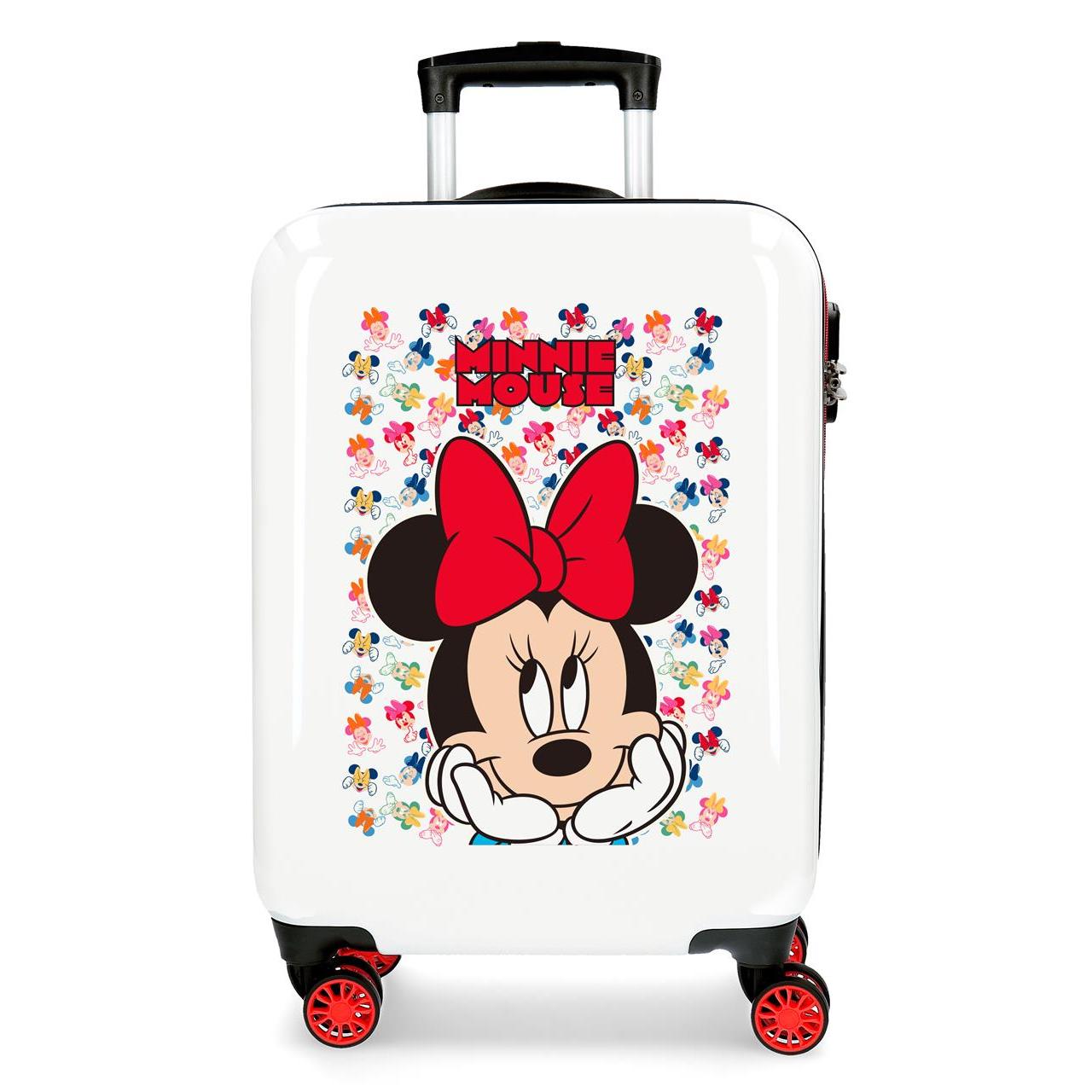 Disney Maleta De Cabina ABS Rígida Minnie Diva Multicolor