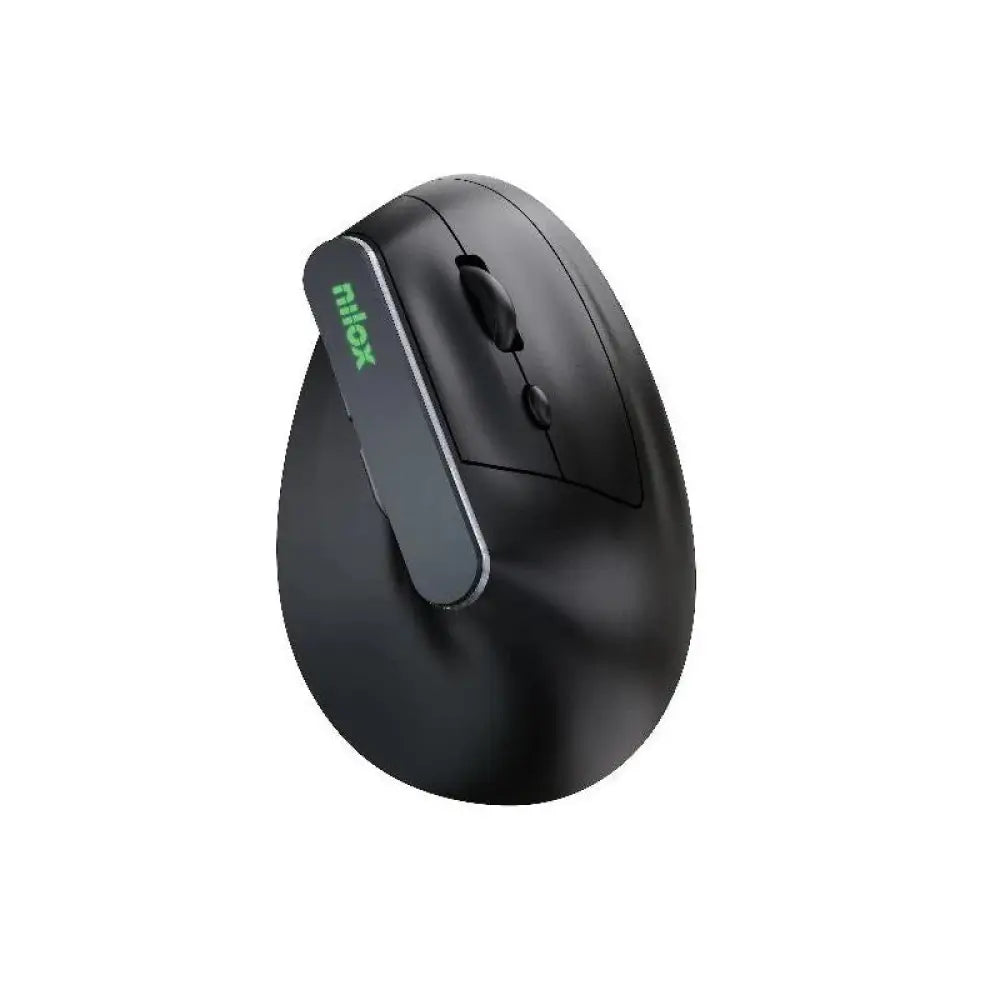 Ratón Nilox NXMOEVR01B Inalámbrico Dual Bluetooth 1600 DPI Negro RGB 6 Botones
