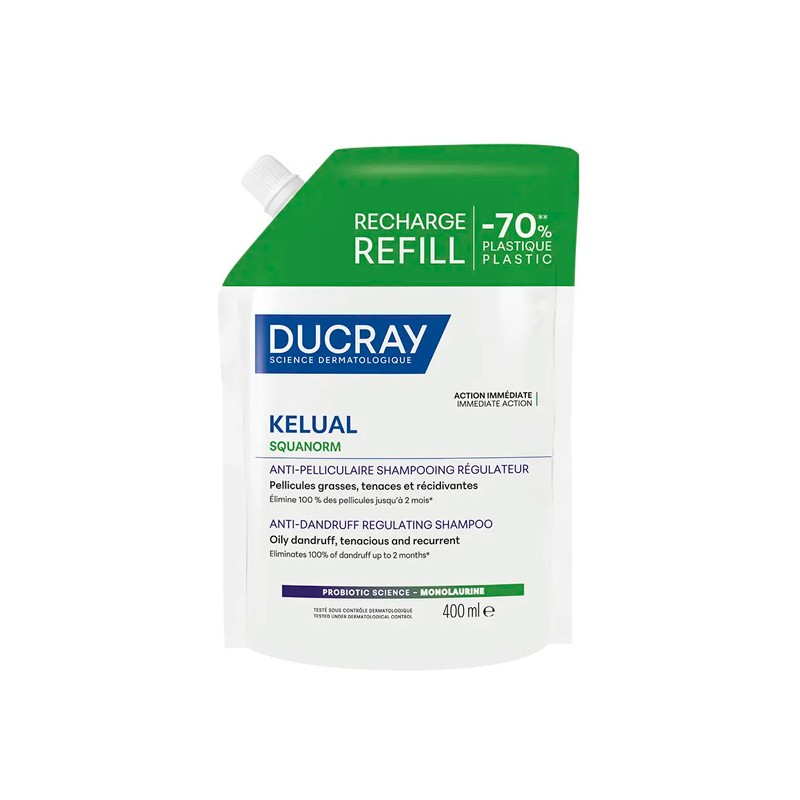 DUCRAY RECARGA CHAMPÚ ANTICASPA SEBOREGULADOR 400 ML
