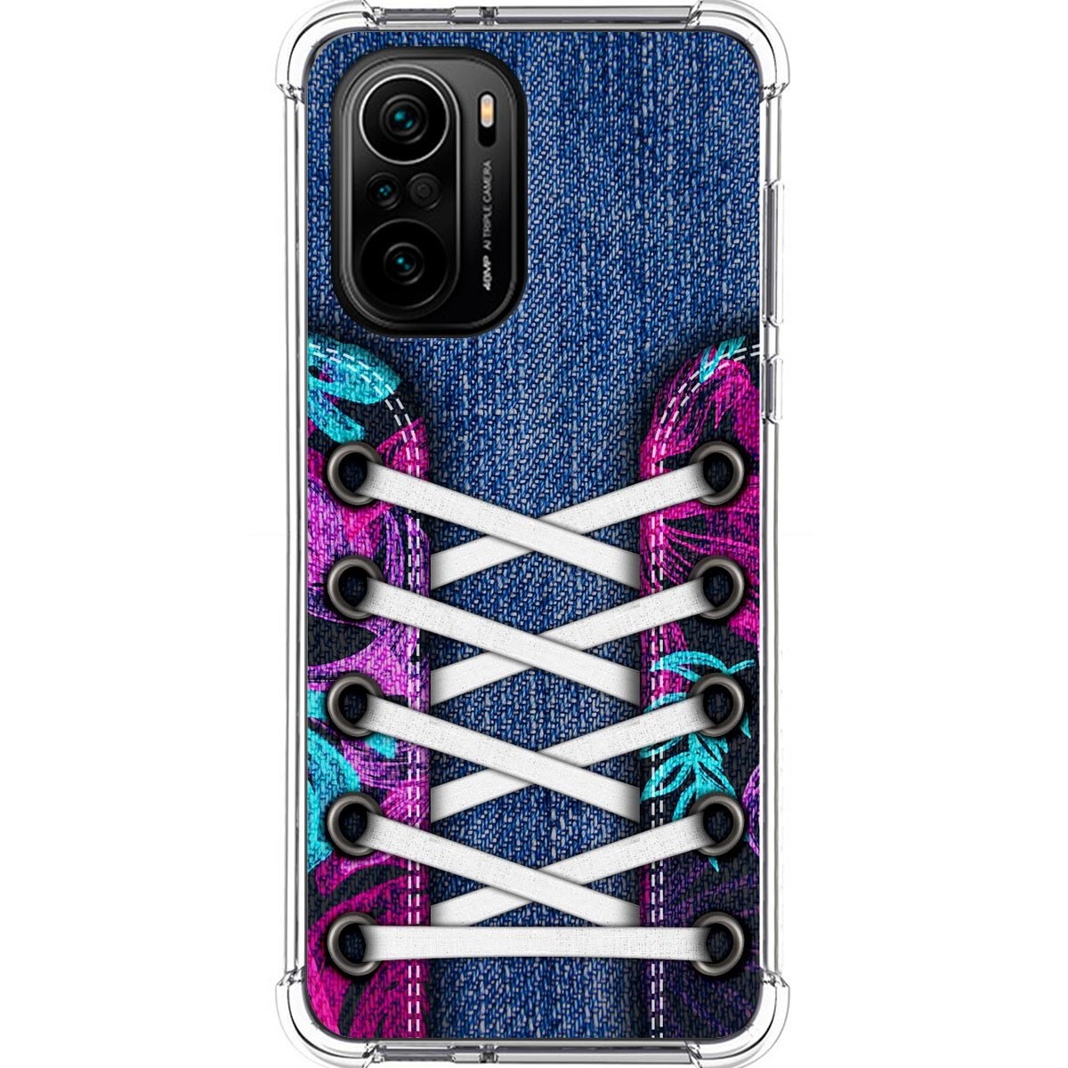 Tumundosmartphone Funda Silicona Antigolpes para Xiaomi POCO F3 5G / Mi 11i 5G 5G diseño Zapatillas 06 Dibujos