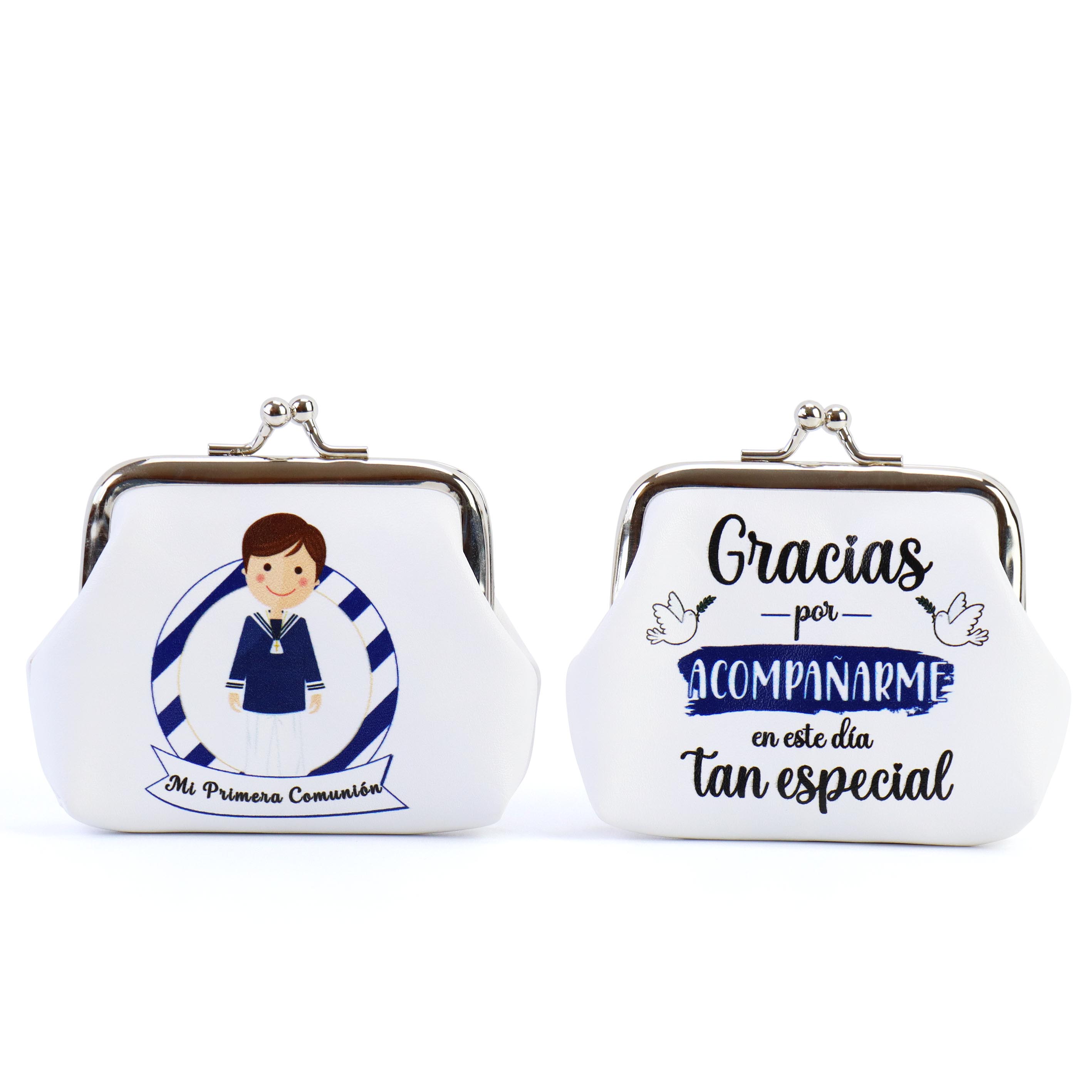 Pack de 12 a 42 unidades de monederos para mujer, monederos de comunión niña o niño, detalles comunión mujer, recuerdos primera comunión, regalos para invitados de comunión, artículos decorativos y originales para celebraciones, Regalantes.com