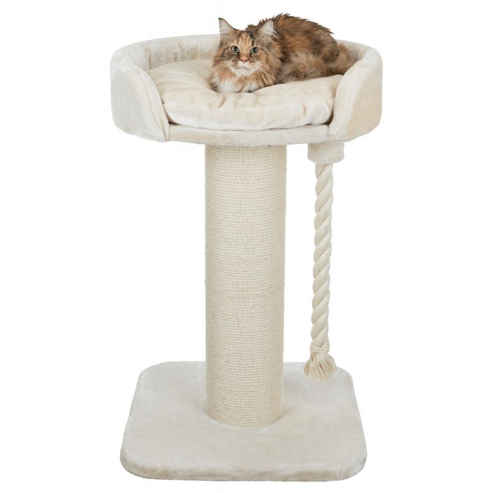 Trixie Rascador XXL Klara para Gatos Grandes con Cuerda de Sisal Natural y Cama Suave