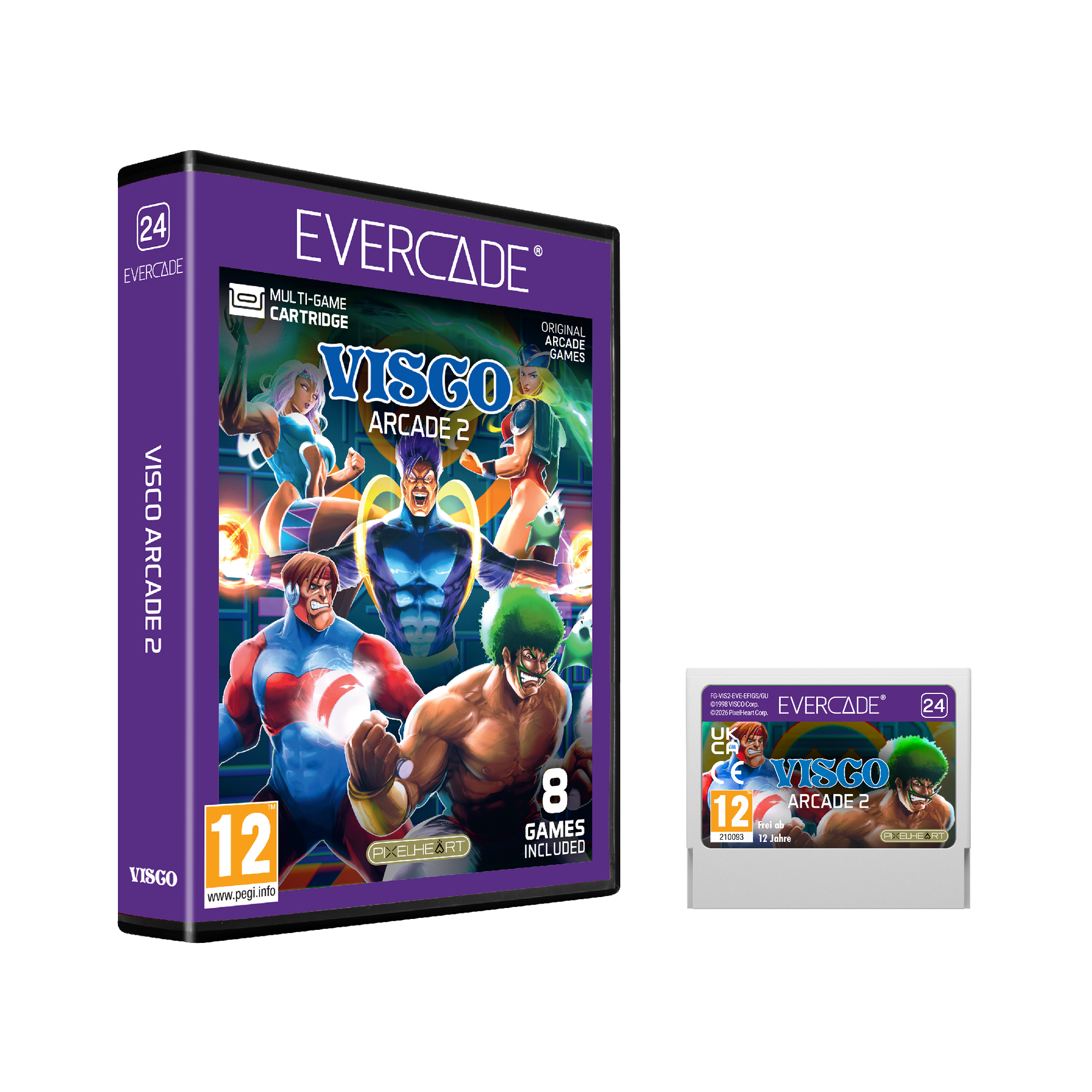 Cartucho Evercade Visco Arcade Collection 2  - Nuevo precintado - PAL España