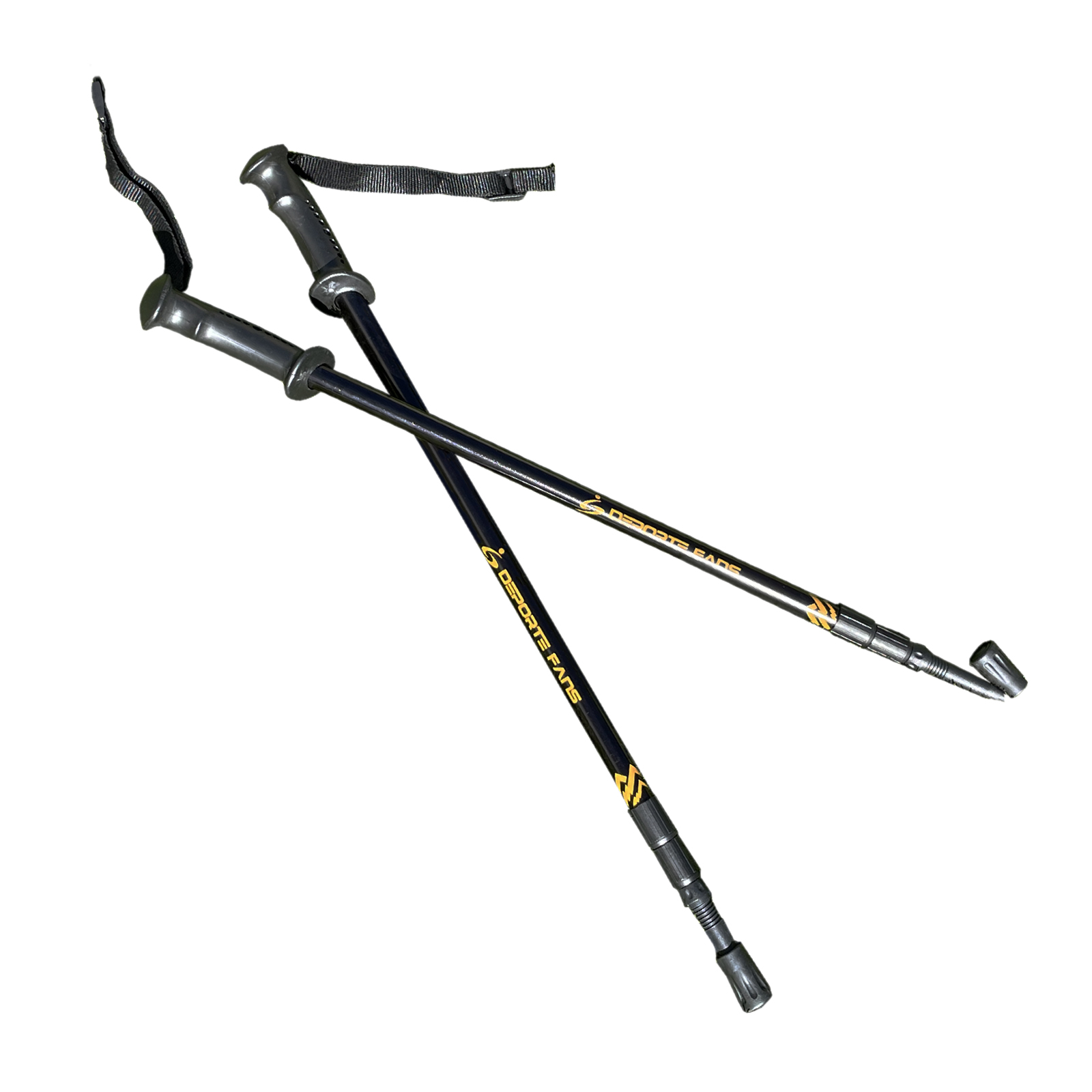 Baston De Trekking Plegable Aluminio 65 A 135cm X 2 Unidades