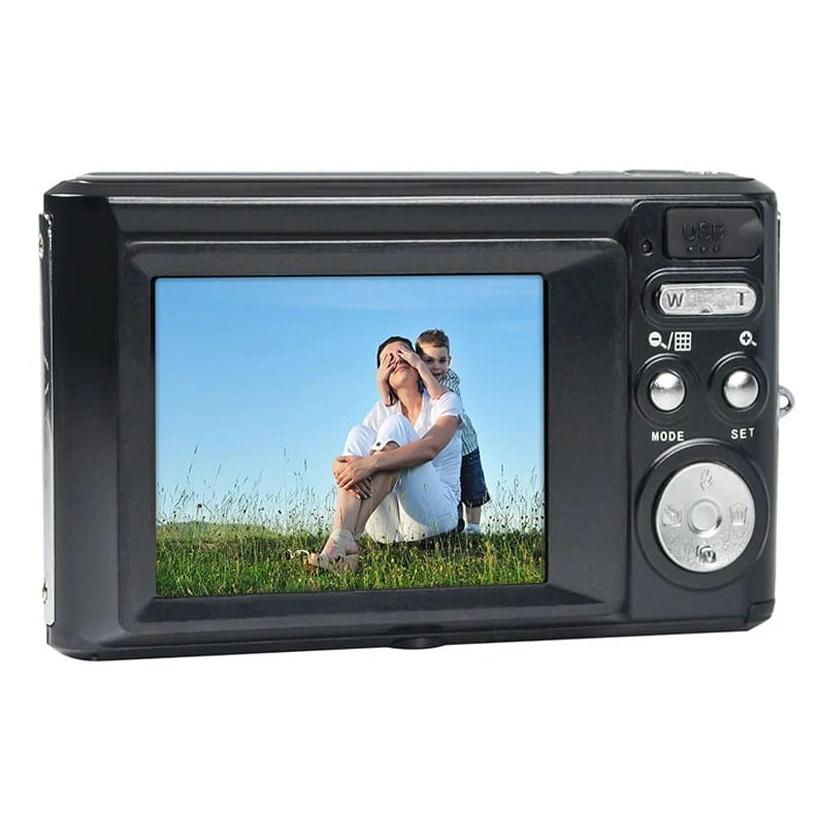 Cámara fotos digital Cámara digital compacta HD Ready 21 CMOS Visor LCD 2,4 pulgadas AGFAPHOTO 28200  | Negro