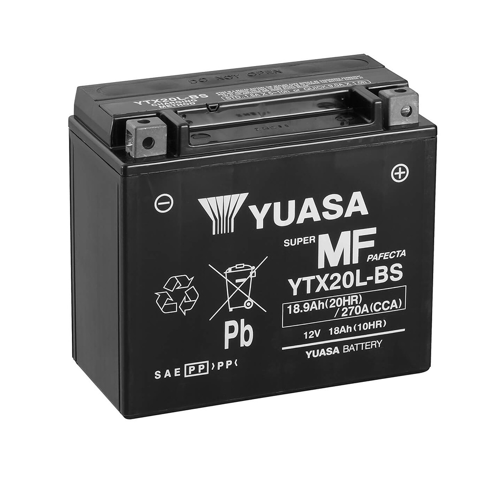 Bateria Ytx20l-Bs Combipack Con Electrolito Para Reemplazar Modelos Convencionales 61330