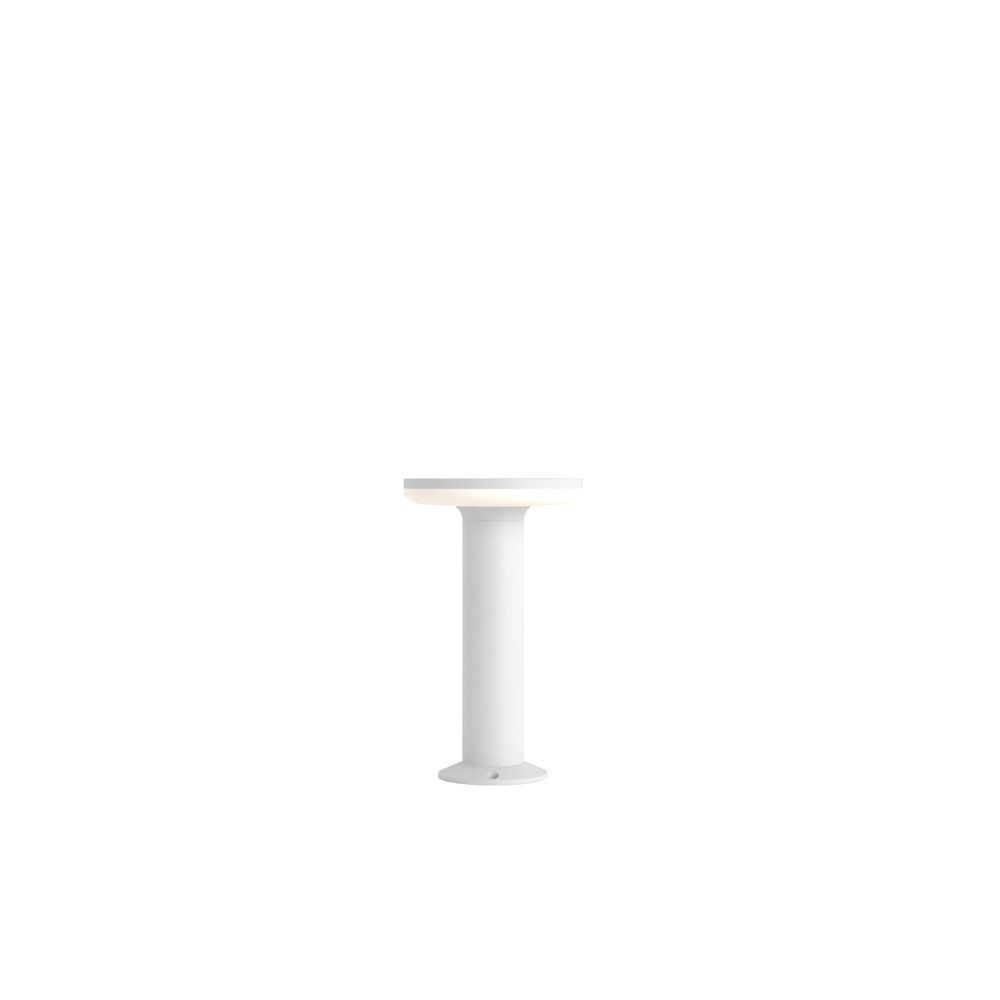 Baliza LED Mac Floor Blanco 4000K - 12W IP65 30cm de altura para exterior en aluminio - Downlight - Beneito & Faure