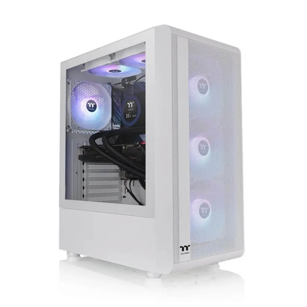Torre PC Thermaltake S200 TG ARGB Snow Cristal Templado USB 3.0