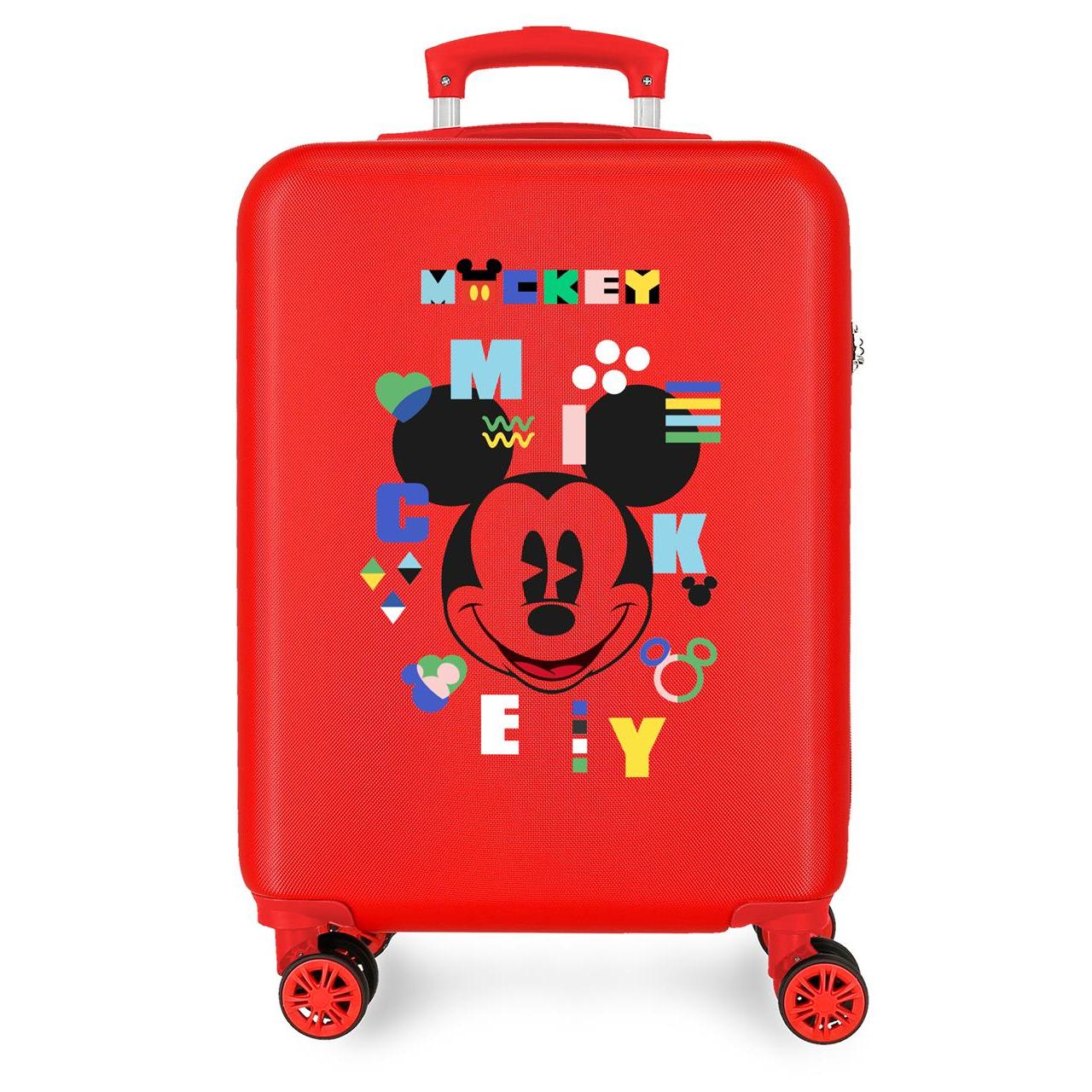 Disney Mickey Maleta De Cabina ABS Rígida Mickey Shape Shifter 55cm