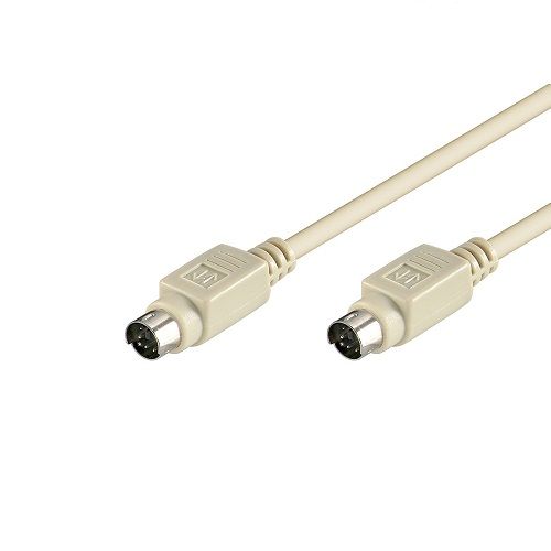CABLEPELADO Cable ps2 mini din 6 pin 5 M Beige