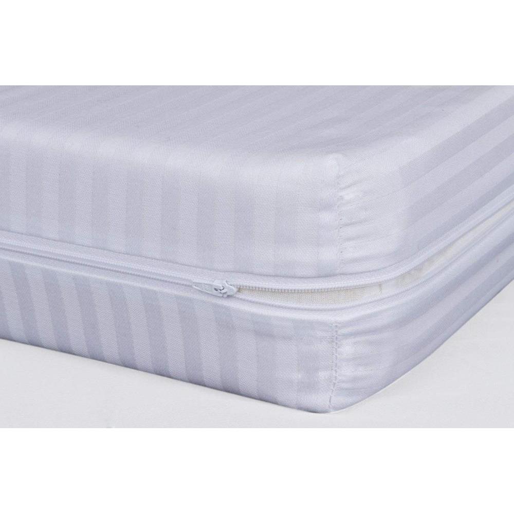 ADP Home - Funda de colchón Cutí con Cremallera L, 90x200+30 cm (para Cama  de 90 cm), Blanco