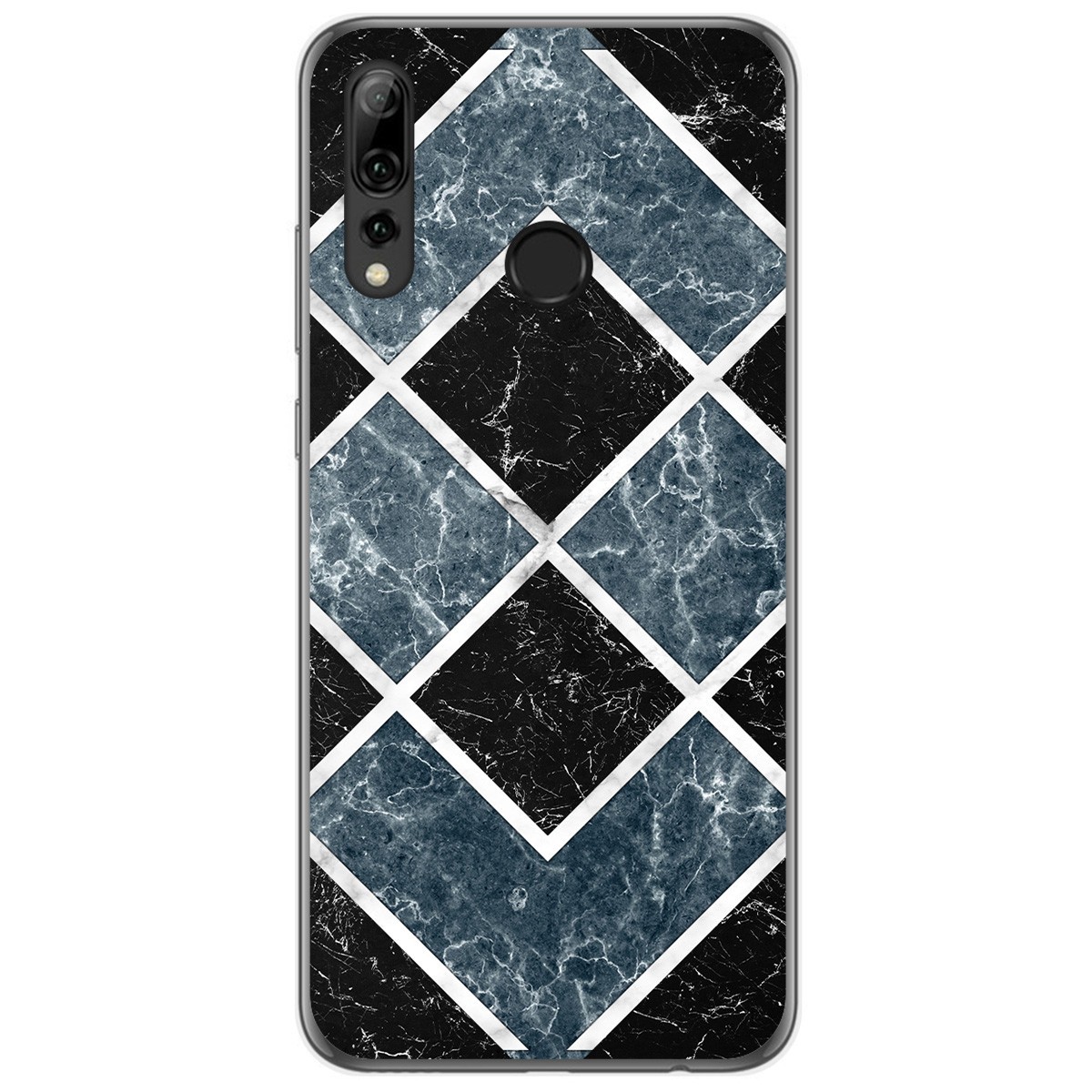Tumundosmartphone Funda Gel Tpu para Huawei P Smart Plus 2019 diseño Mármol 06 Dibujos