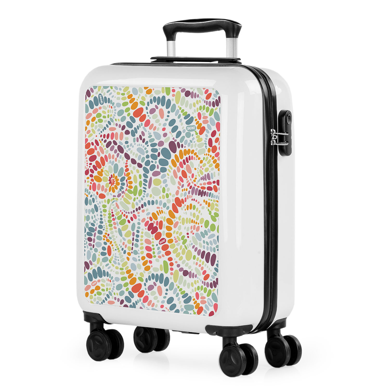 Skpat - Maletas De Viaje Cabina 55X40x20 - Maletas Viaje Cabina 4 Ruedas. Maleta De Cabina Ligera. Maletas De Viaje Infantiles. Maletas Cabina Con Candado Combinacion 132650
