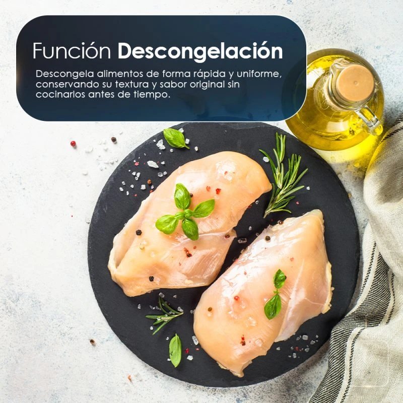 Hyundai - Microondas HMC207W00 de 20 L y 700 W con interior cerámico para limpieza fácil, diseño compacto blanco y puerta de cristal negro, ideal para cocina moderna y uso diario