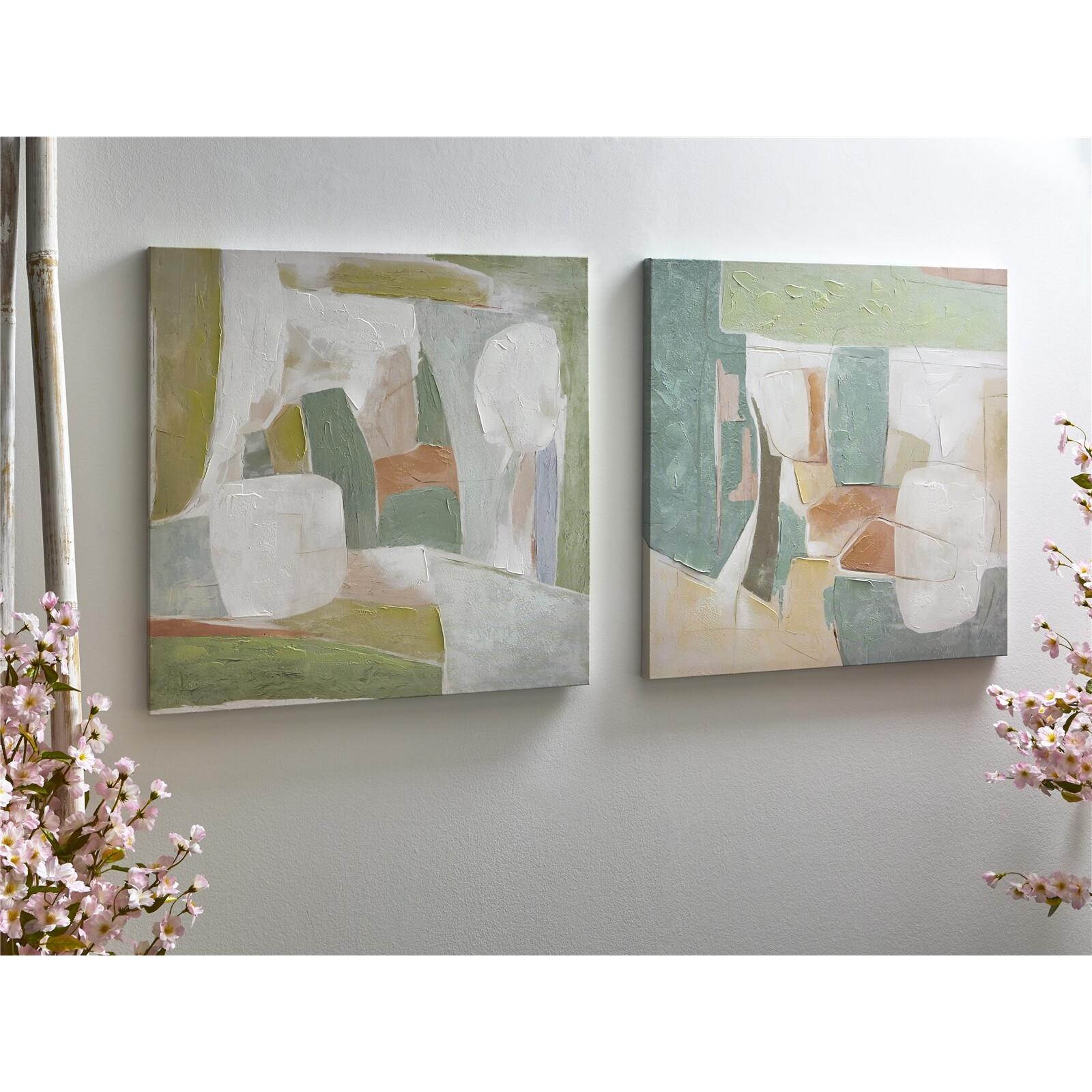Lienzo impr. abstracto 70% al oleo 70x70 cms. s/2 70x3x70 cms. El mejor complemento para tu hogar.