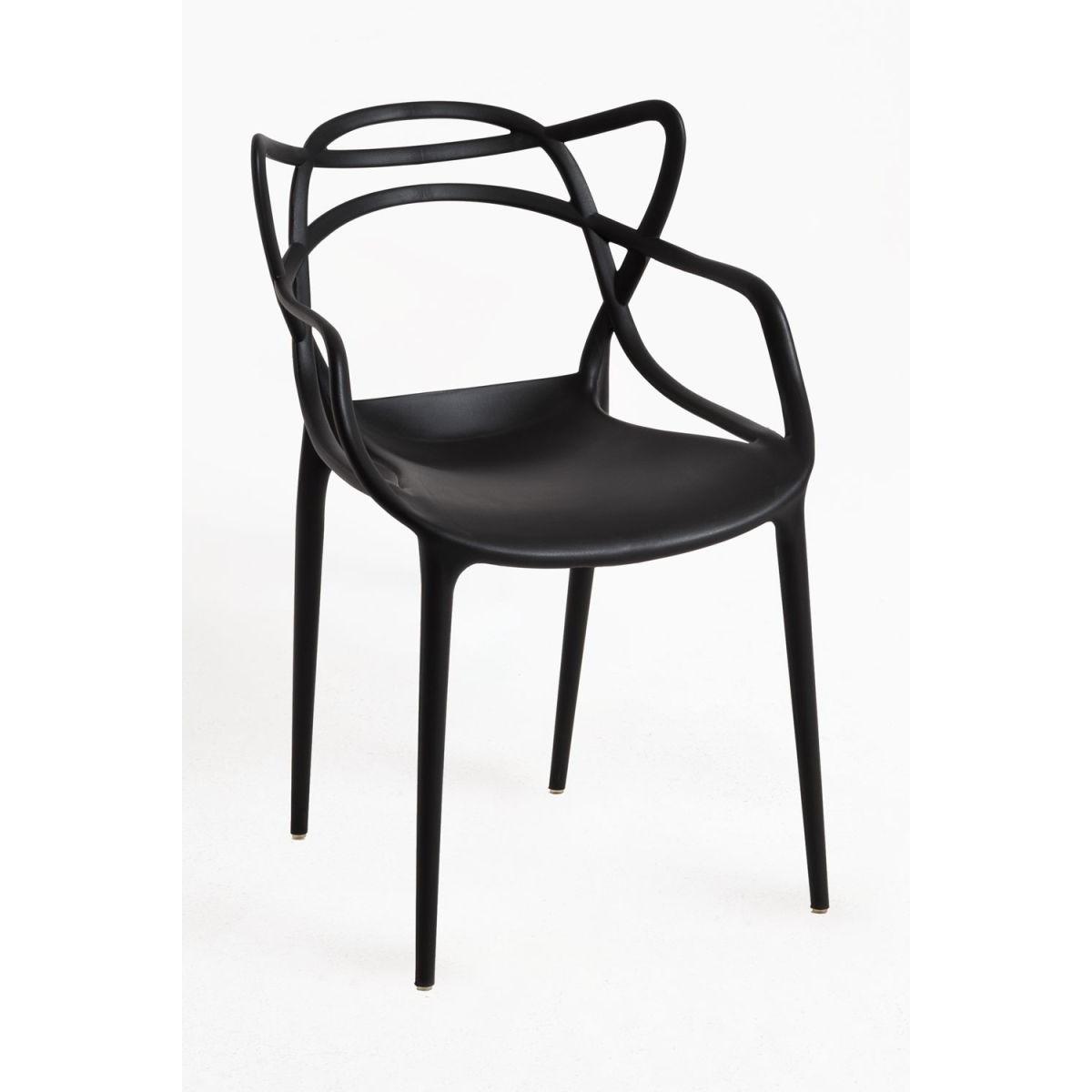 Regalos Miguel - Packs Sillas Jardín - Pack 2 Sillas Korme - Negro