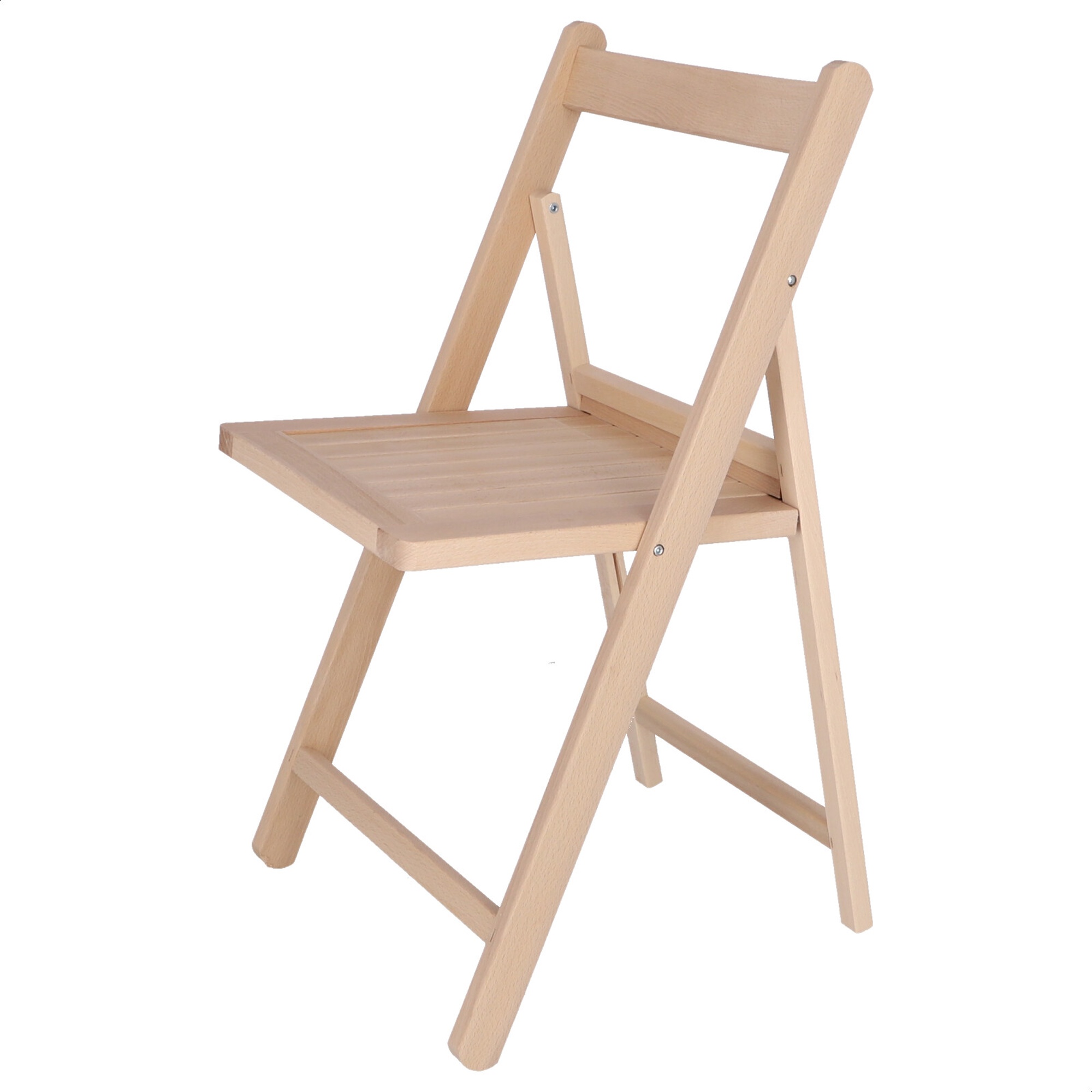Wellhome Mesa Giratoria de Madera de Pino con Barniz - 59,5x59,5x65 Cm