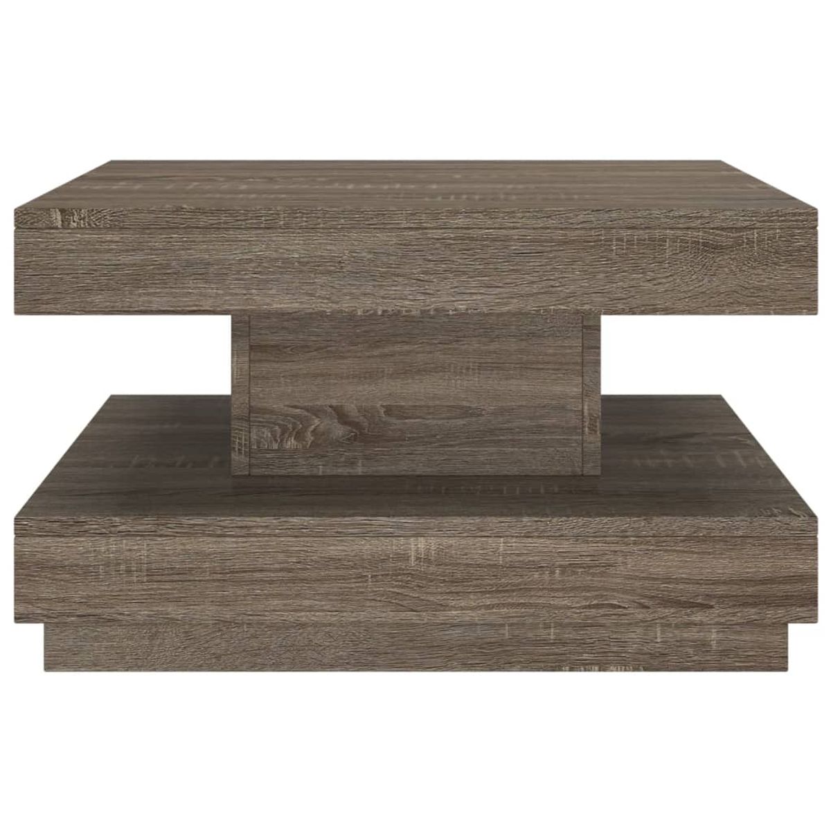 Mesa de centro Virea diseño cuadrado 35x60x60 cm