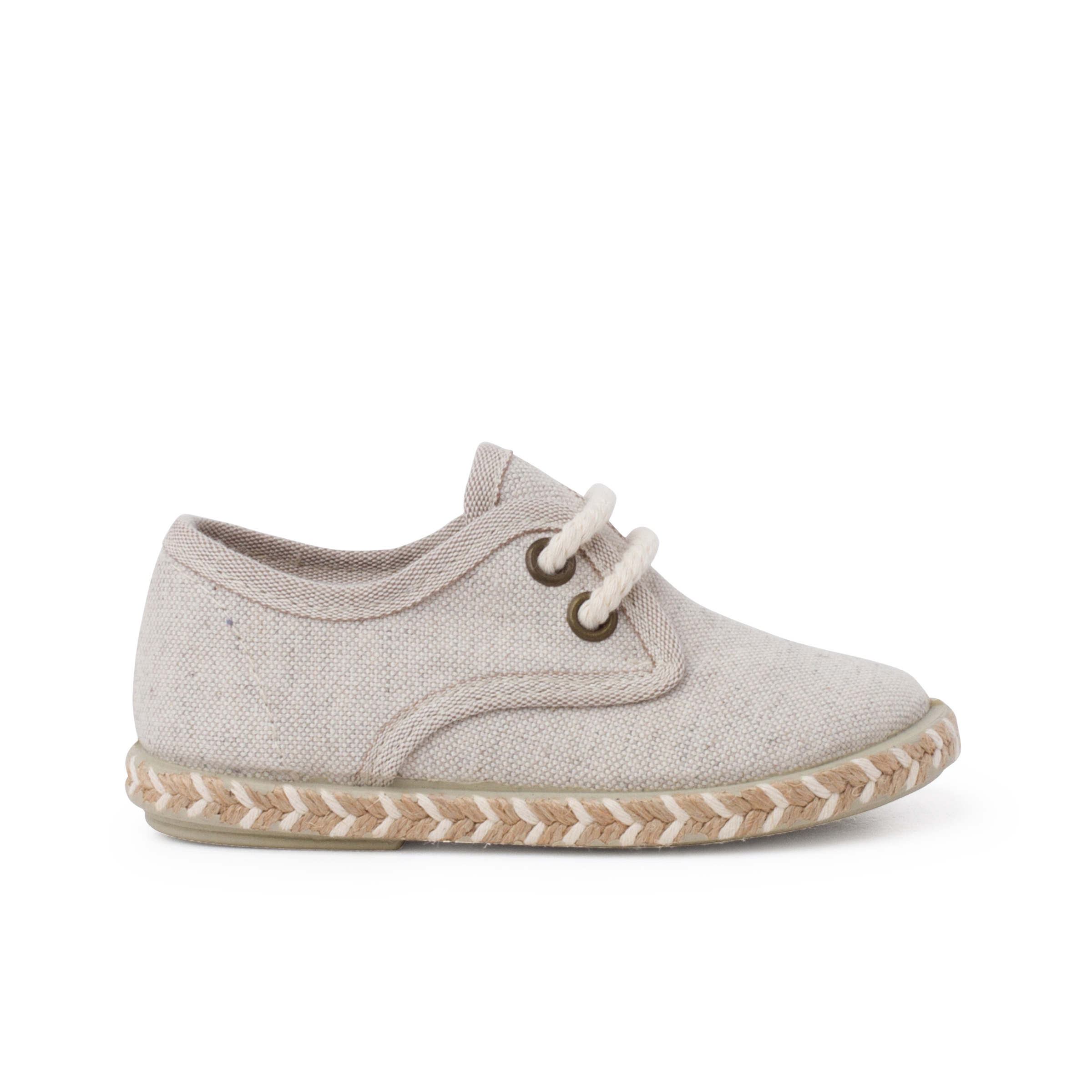 Pisamonas blucher niño lona suela yute bicolor