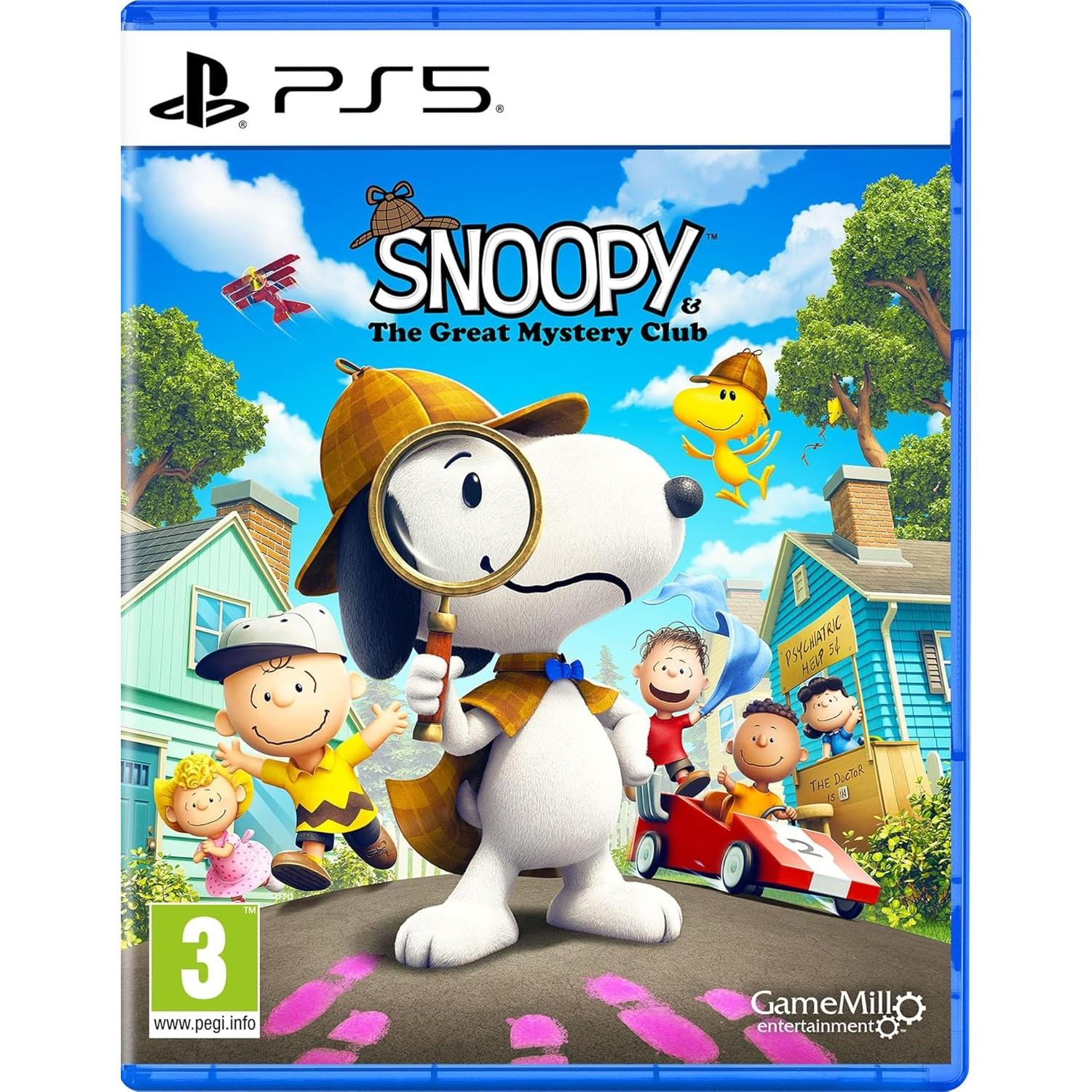 SNOOPY & The Great Mystery Club Juego Fisico para Consola Sony PlayStation 5 PS5