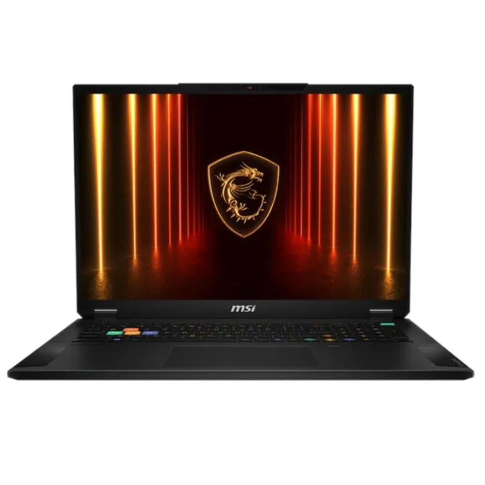 Pc portátil Intel Core Ultra 9 2 18" Windows 11 MSI STEALTH 18 HX-78ES Pantalla táctil Ram 32 GB Disco 2 TB  | SSD NVMe PCIe Gen4, QHD+ 2560x1600, 240 Hz, Negro