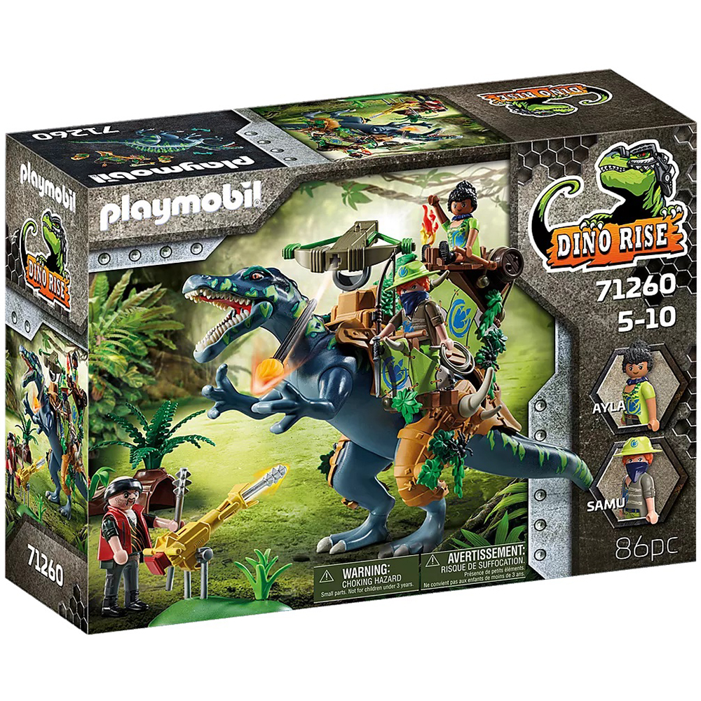 PLAYMOBIL DINO RISE - SPINOSAURUS, 71260, PRODUCTO CON LICENCIA OFICIAL, ENVIO 24-48 HORAS PENÍNSULA, PIEZAS, CLICKS, COLECCIONABLES,  JUGUETES, FIGURA, MUÑECO, FAMOBIL, 100% ORIGINAL