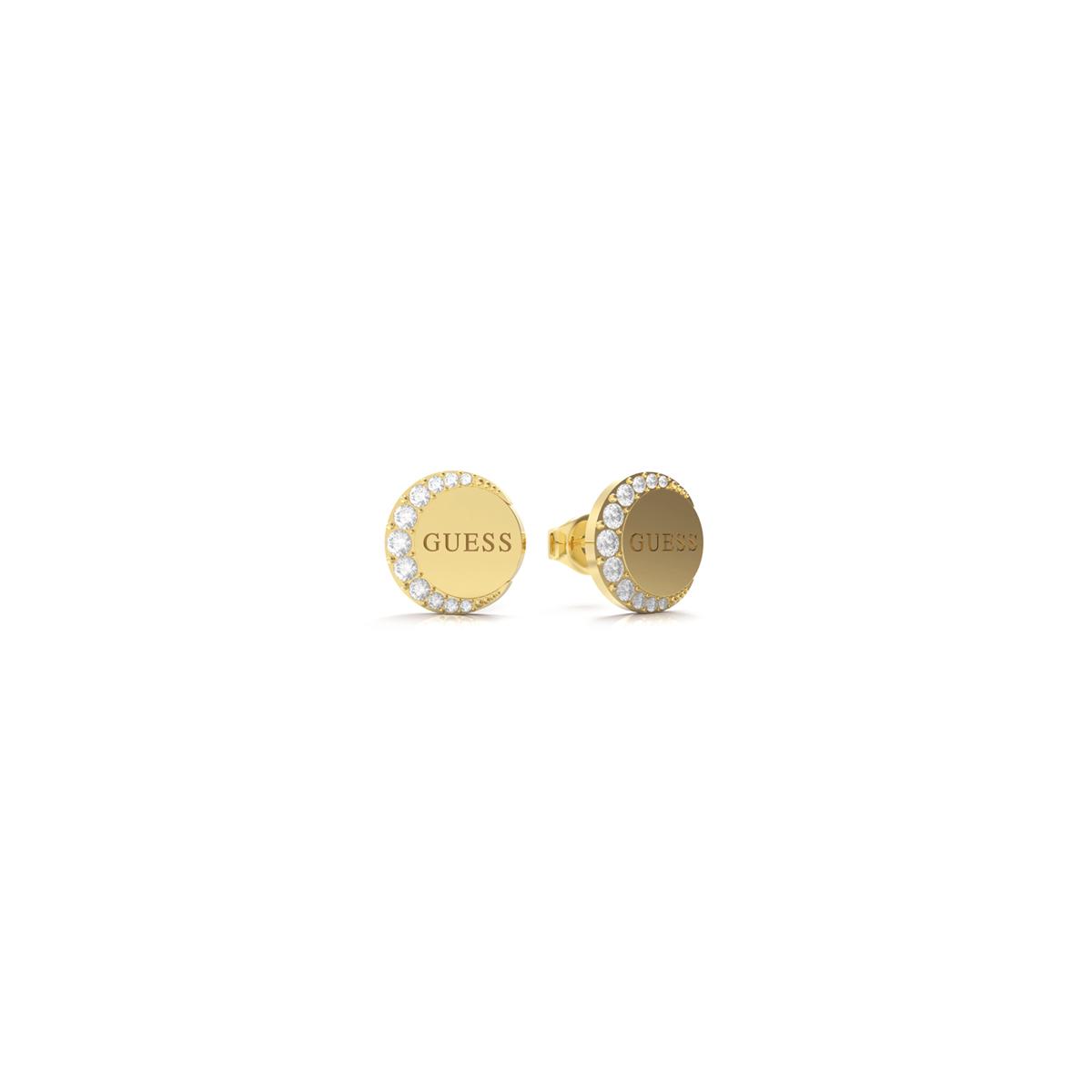 Guess Pendientes Mujer Moon Phases De Acero Dorado