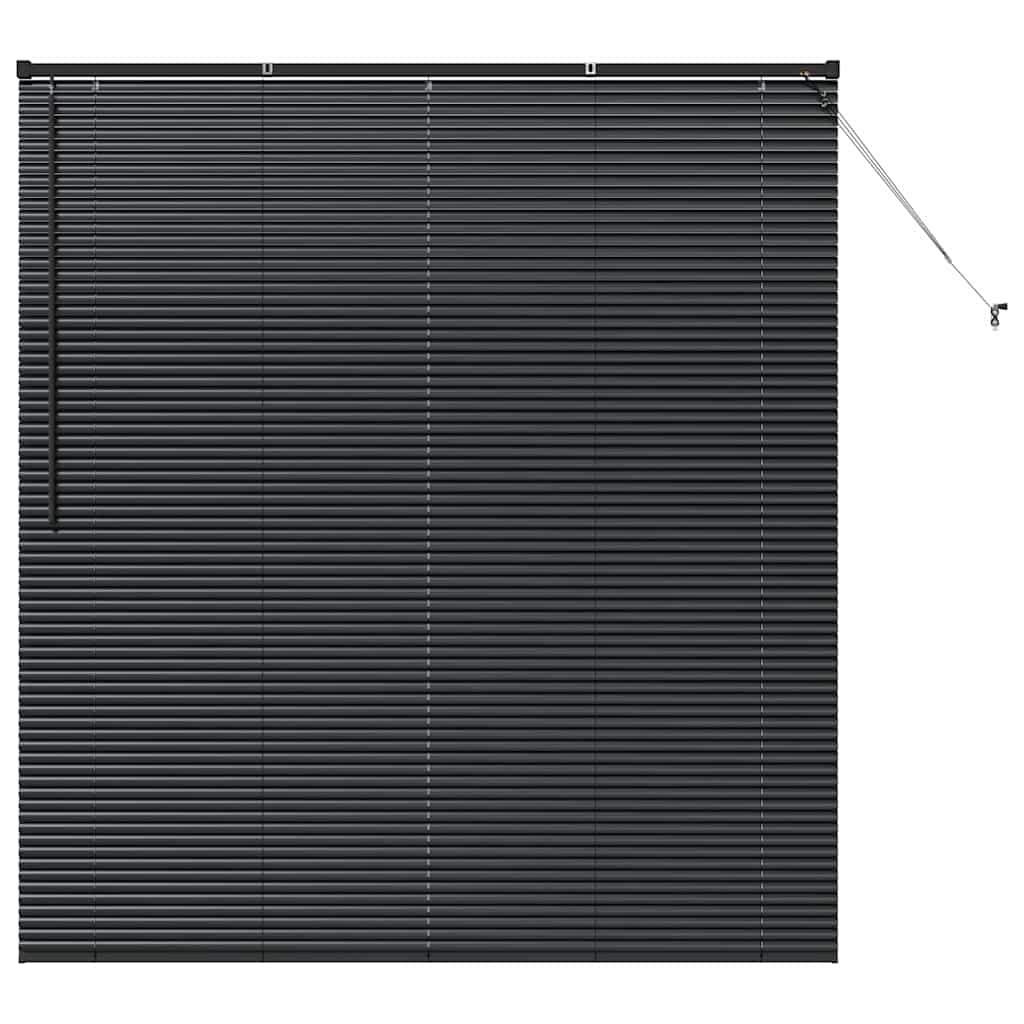 vidaXL Persianas venecianas Manual Negro 175 x 160 cm Aluminio