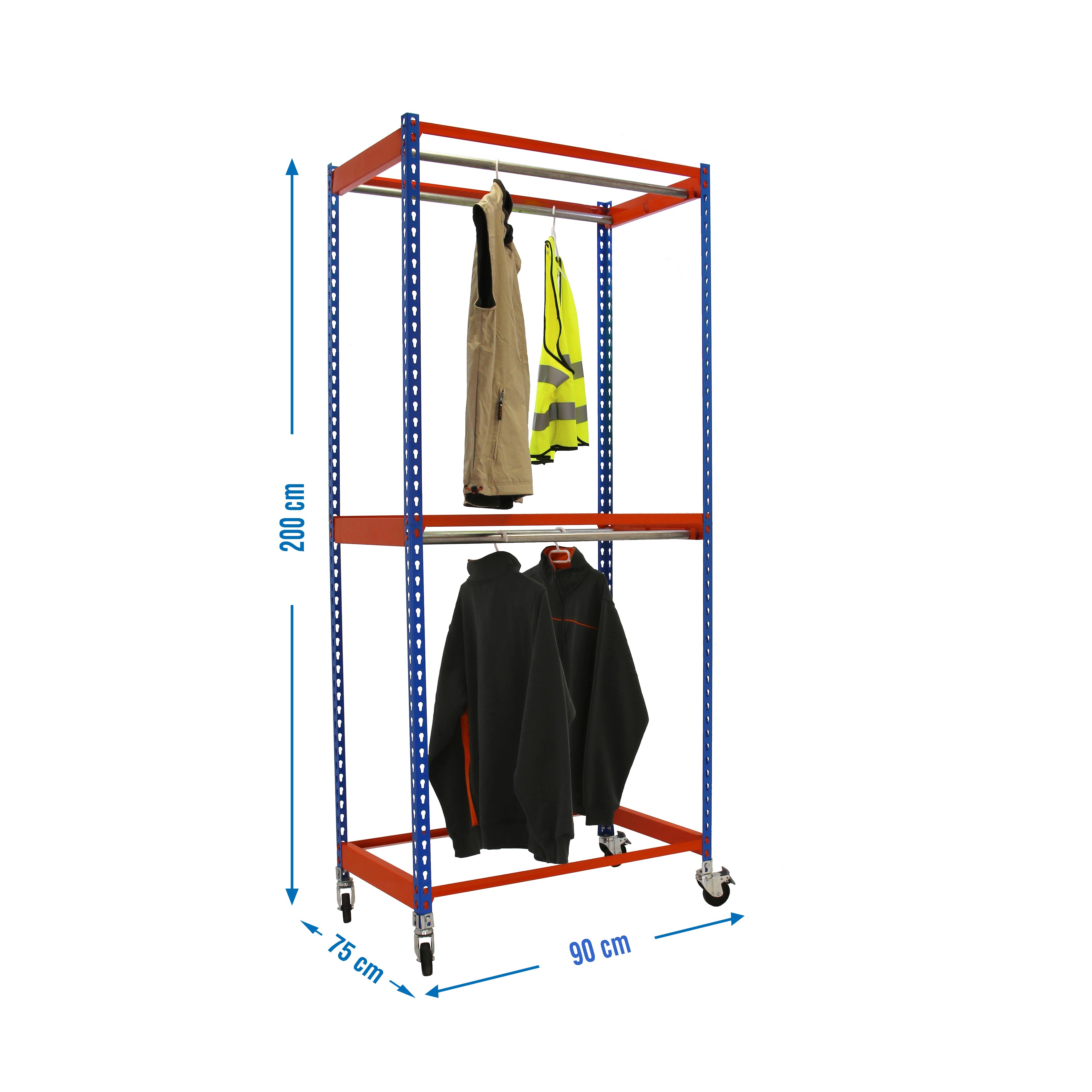 Estantería Guardarropa SIMONRACK Simonclothingdouble mob. 2/209075 azul/nara