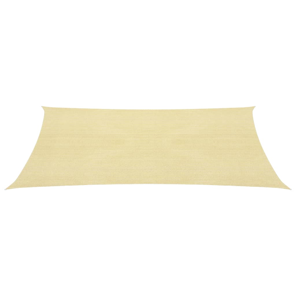 vidaXL Toldo de vela HDPE 160 g/m² 5x6 m Color Beige, Crema, Terracota