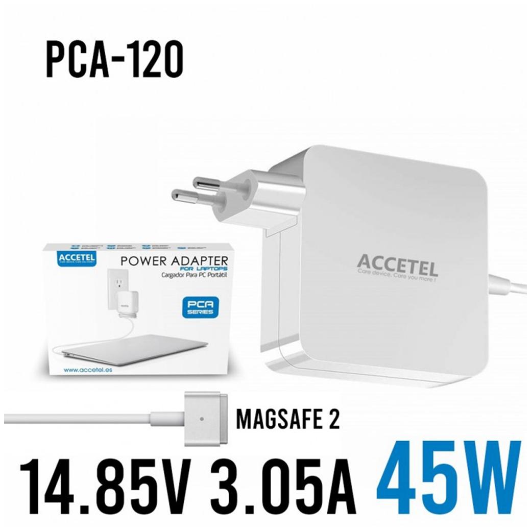 Accetel PCA-120 Cargador Macbook 45W 14.85V 3.05A Magsafe 2/T